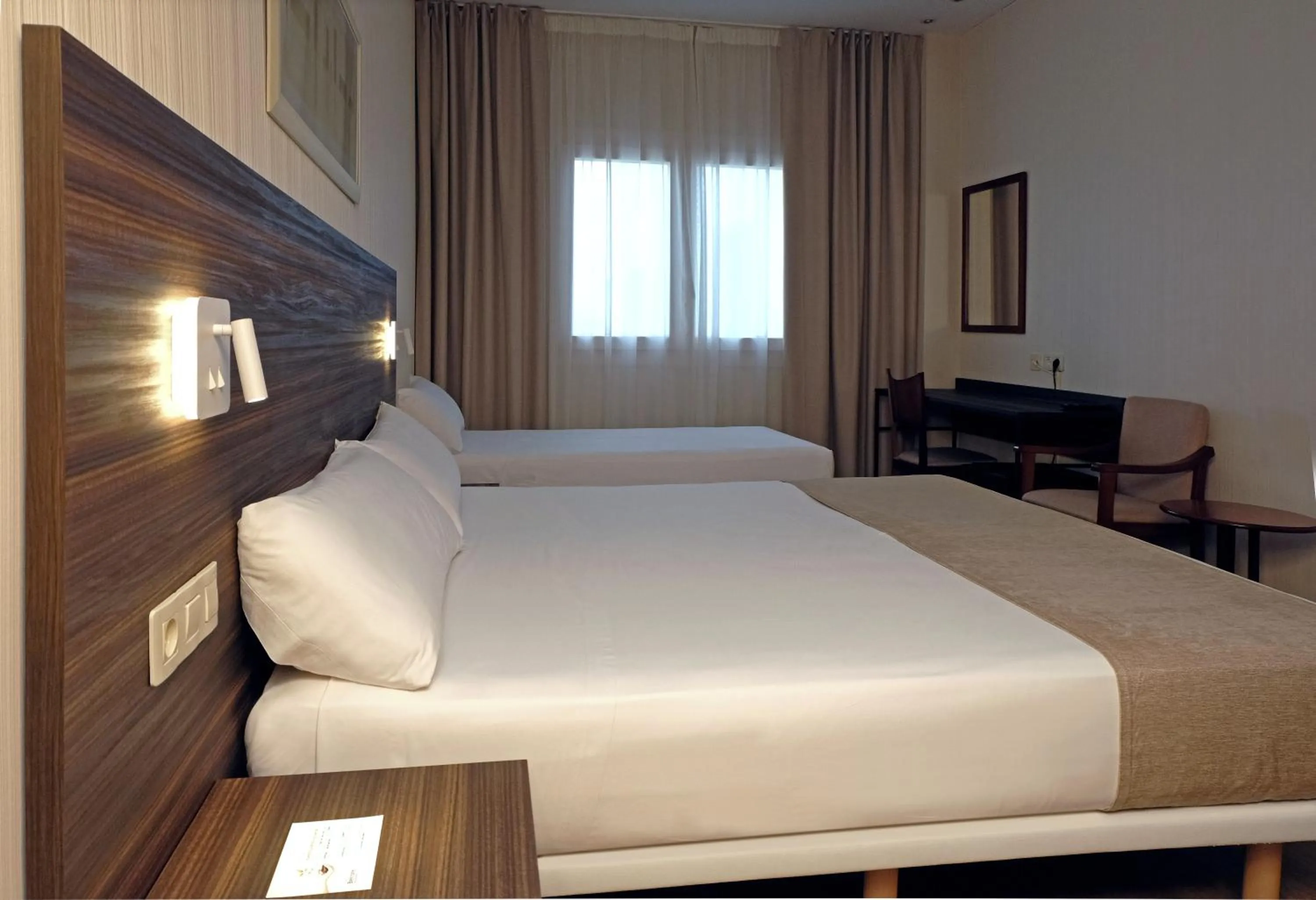 Bed in Hotel Belcaire