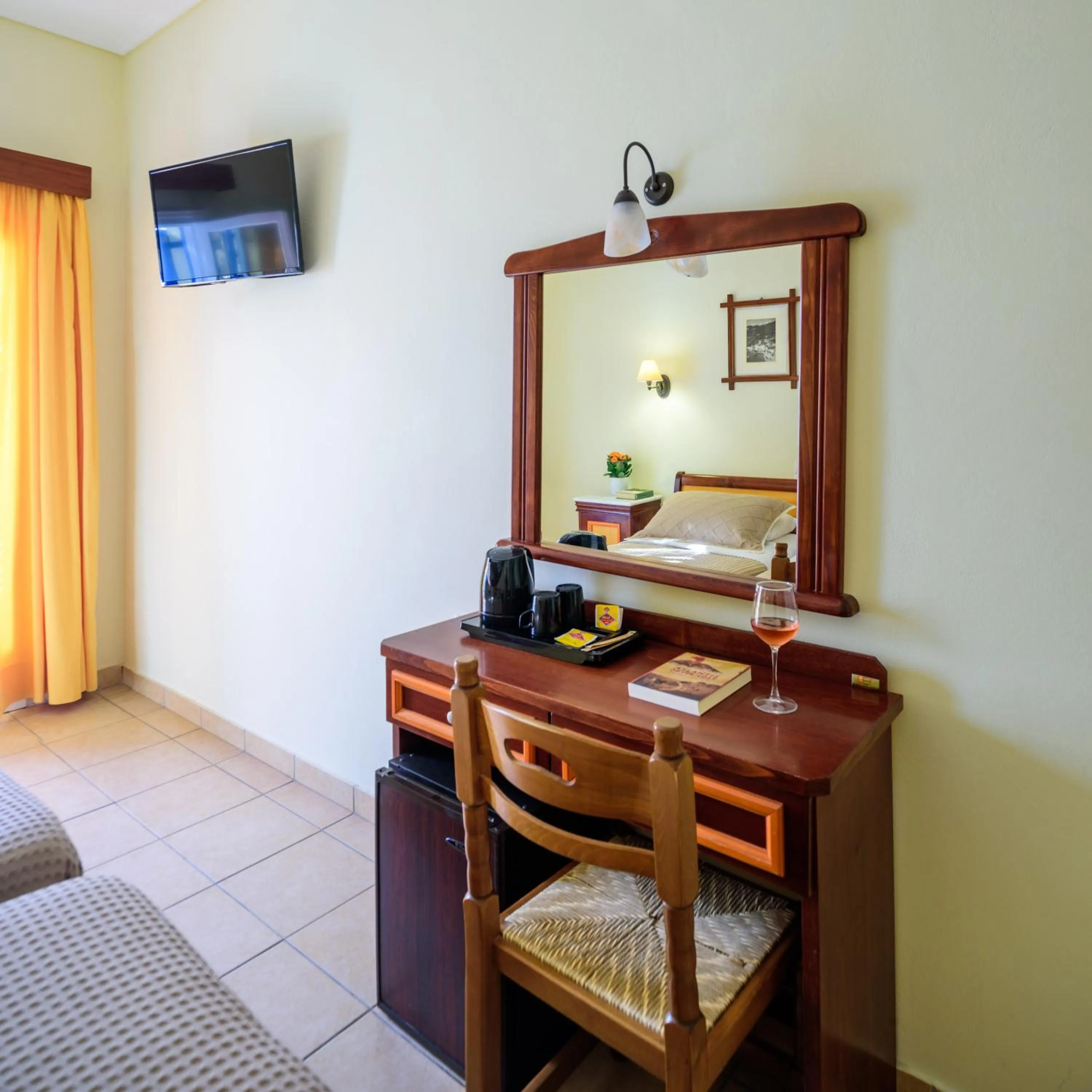 Bed in Karidis Hotel