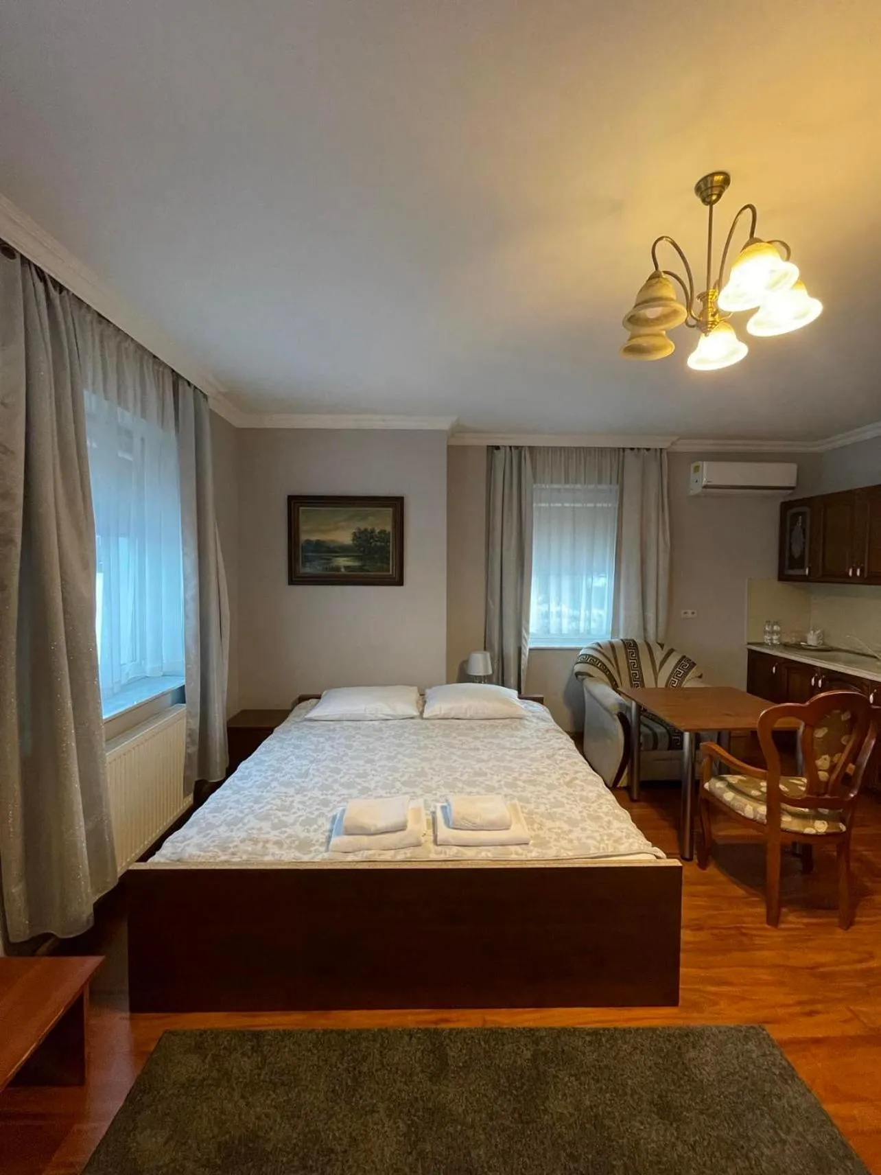 Bed in Hotel Arkadia