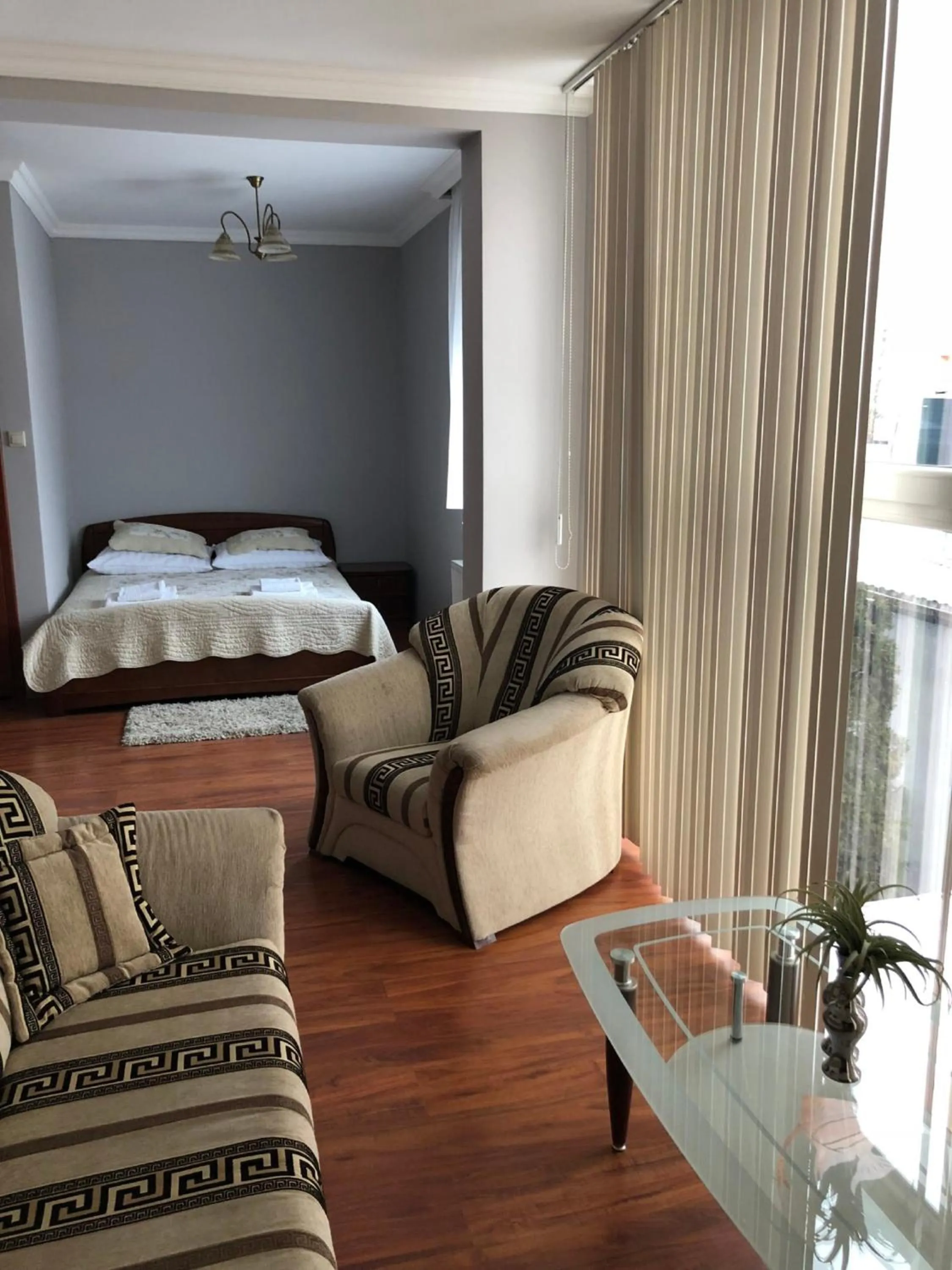 Bed in Hotel Arkadia