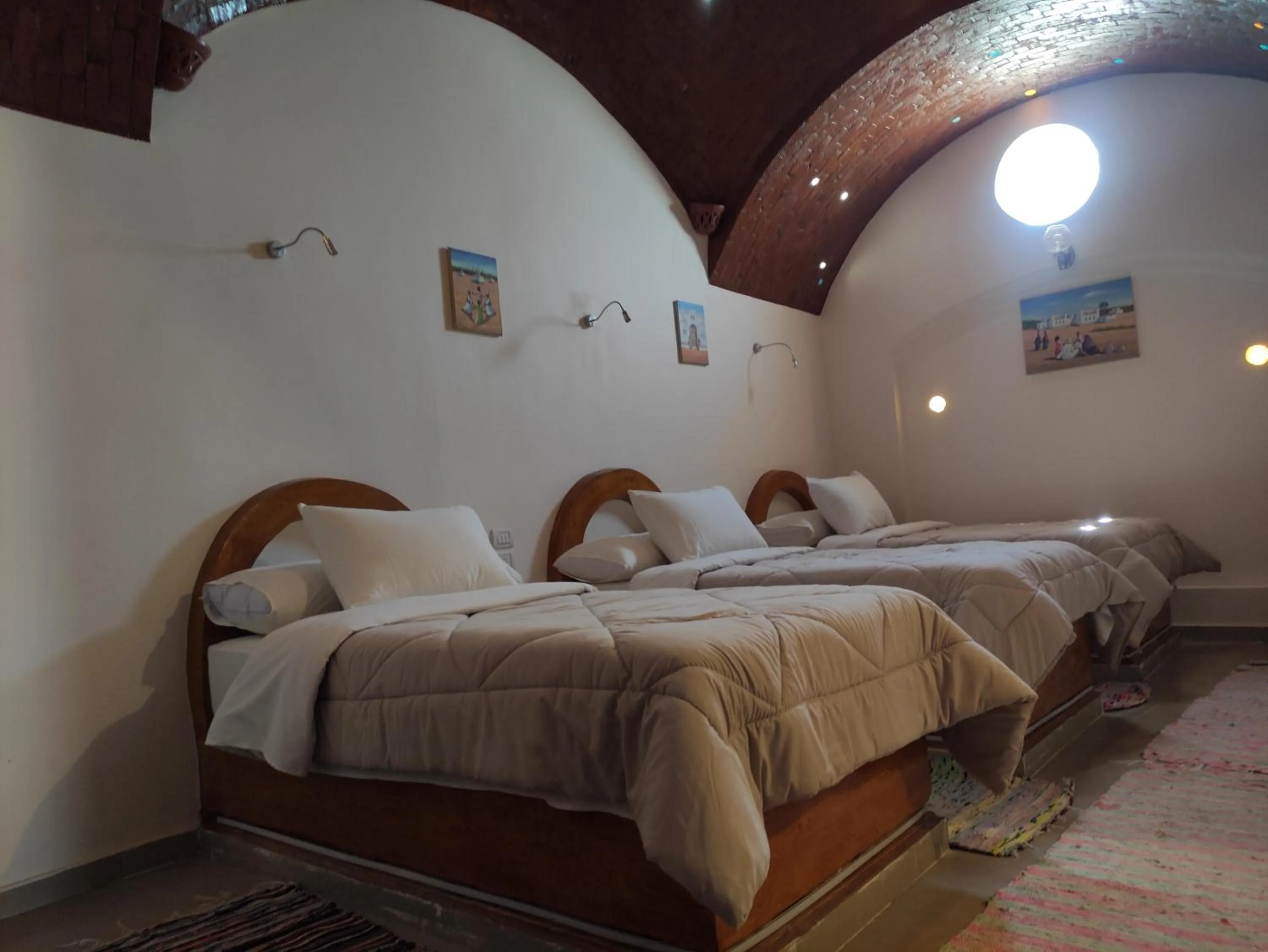 Bed in Maghrabi's Guest house