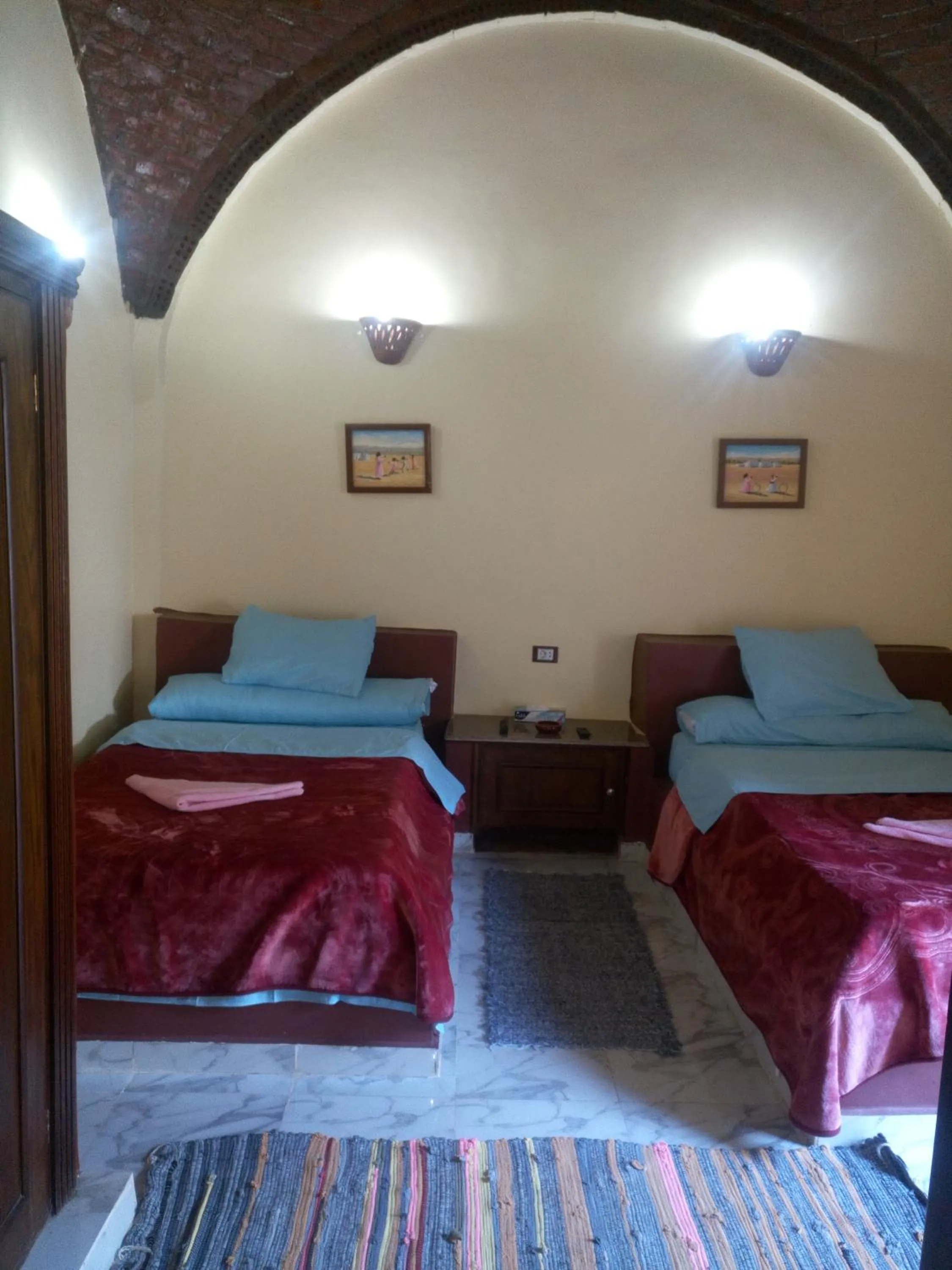 Bed in Maghrabi's Guest house