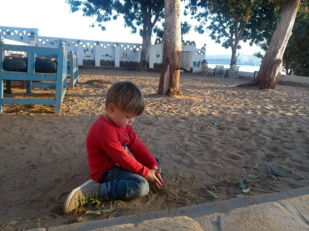children in Maghrabi's Guest house