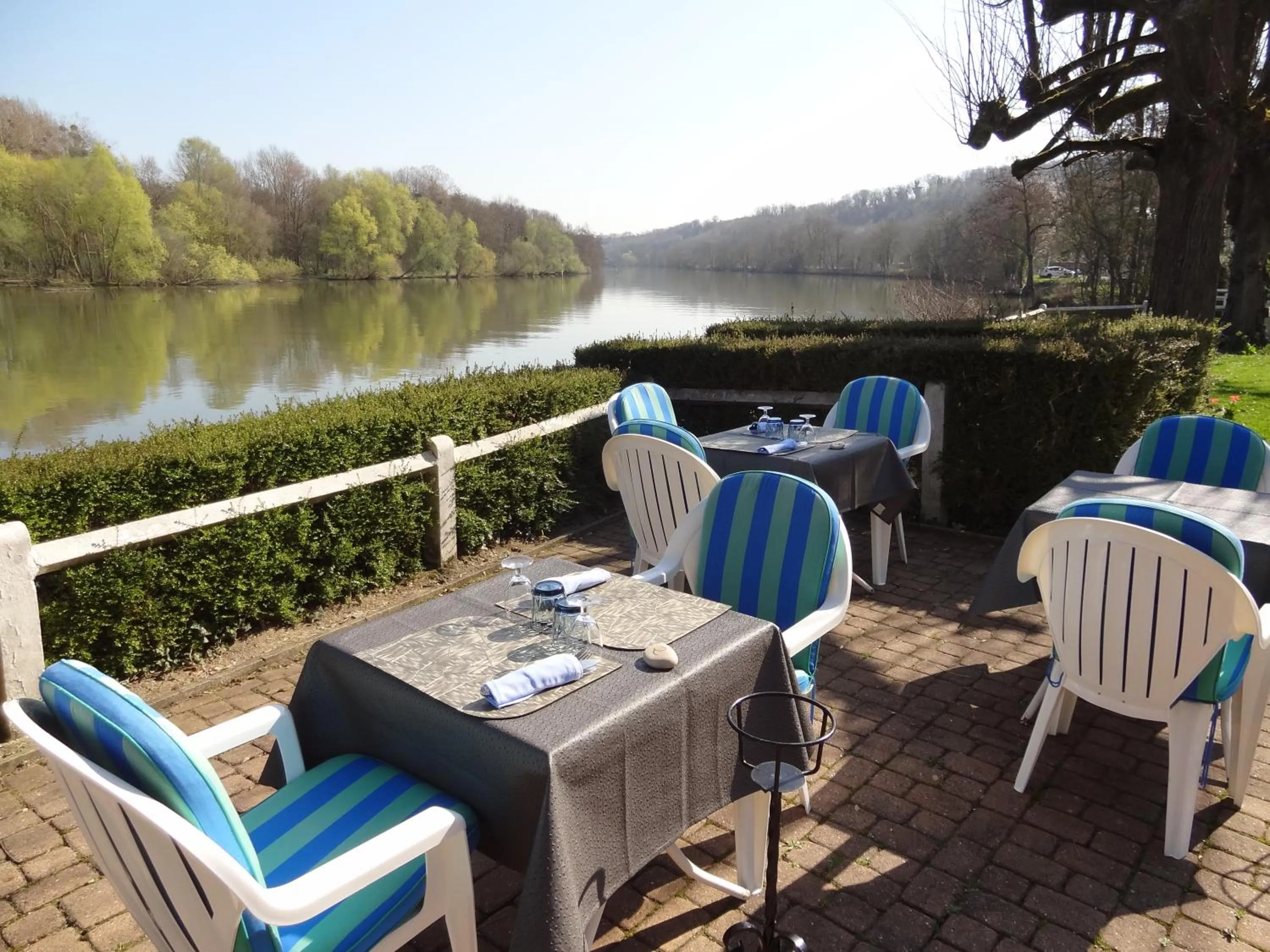 Balcony/Terrace in Hostellerie de Pavillon Saint-Hubert