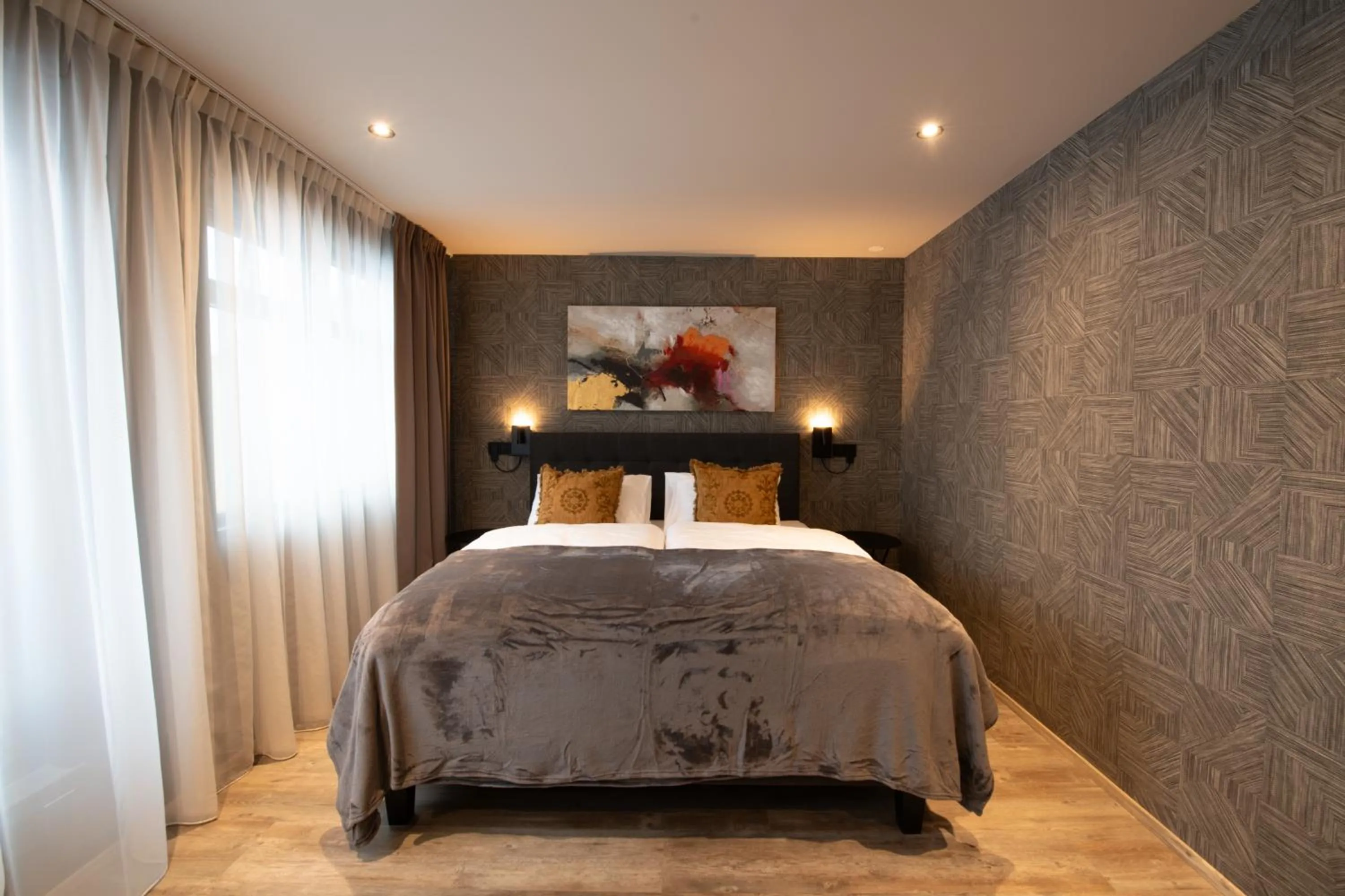 Bedroom, Bed in Centrum Hotel