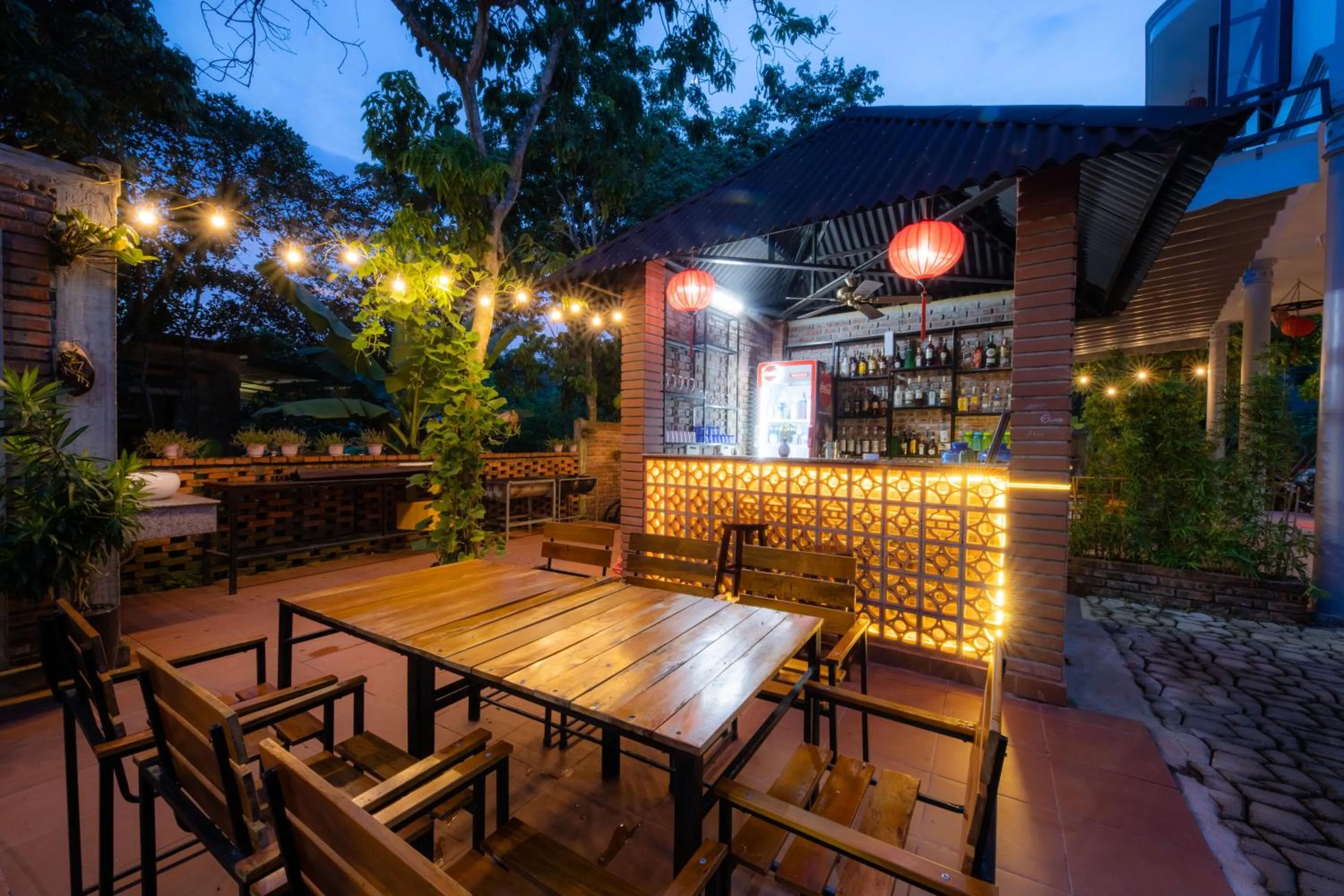 Garden view in Commander Lodge