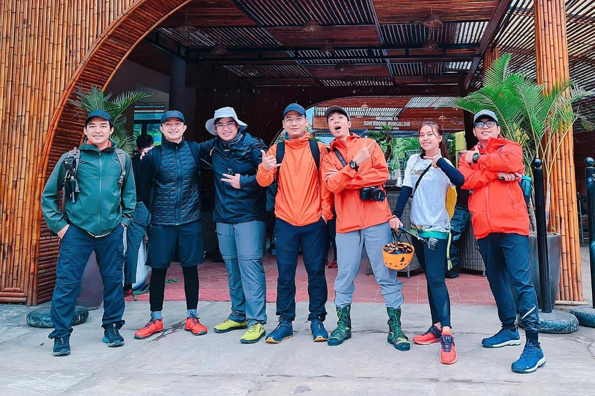 group of guests in Commander Lodge