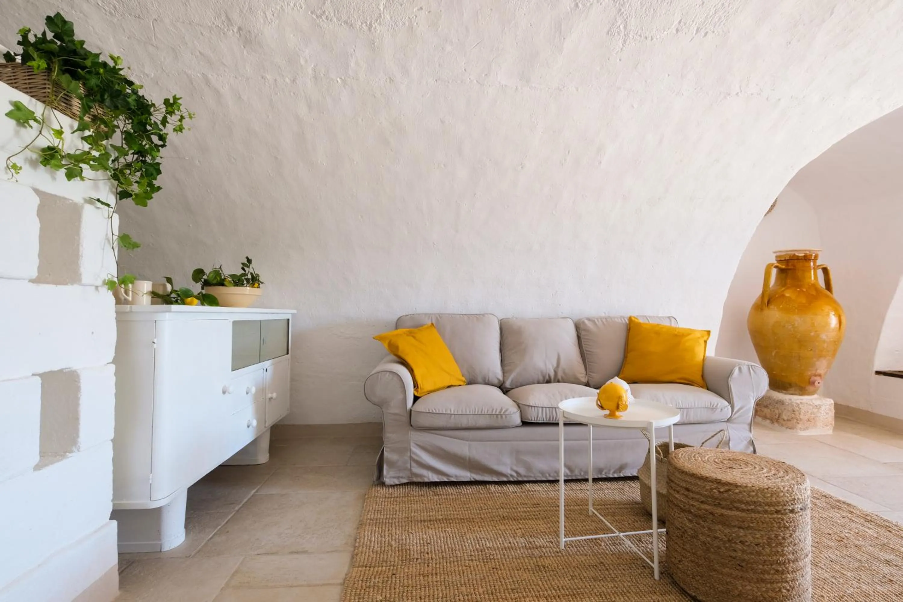 Living room in Masseria Mammella