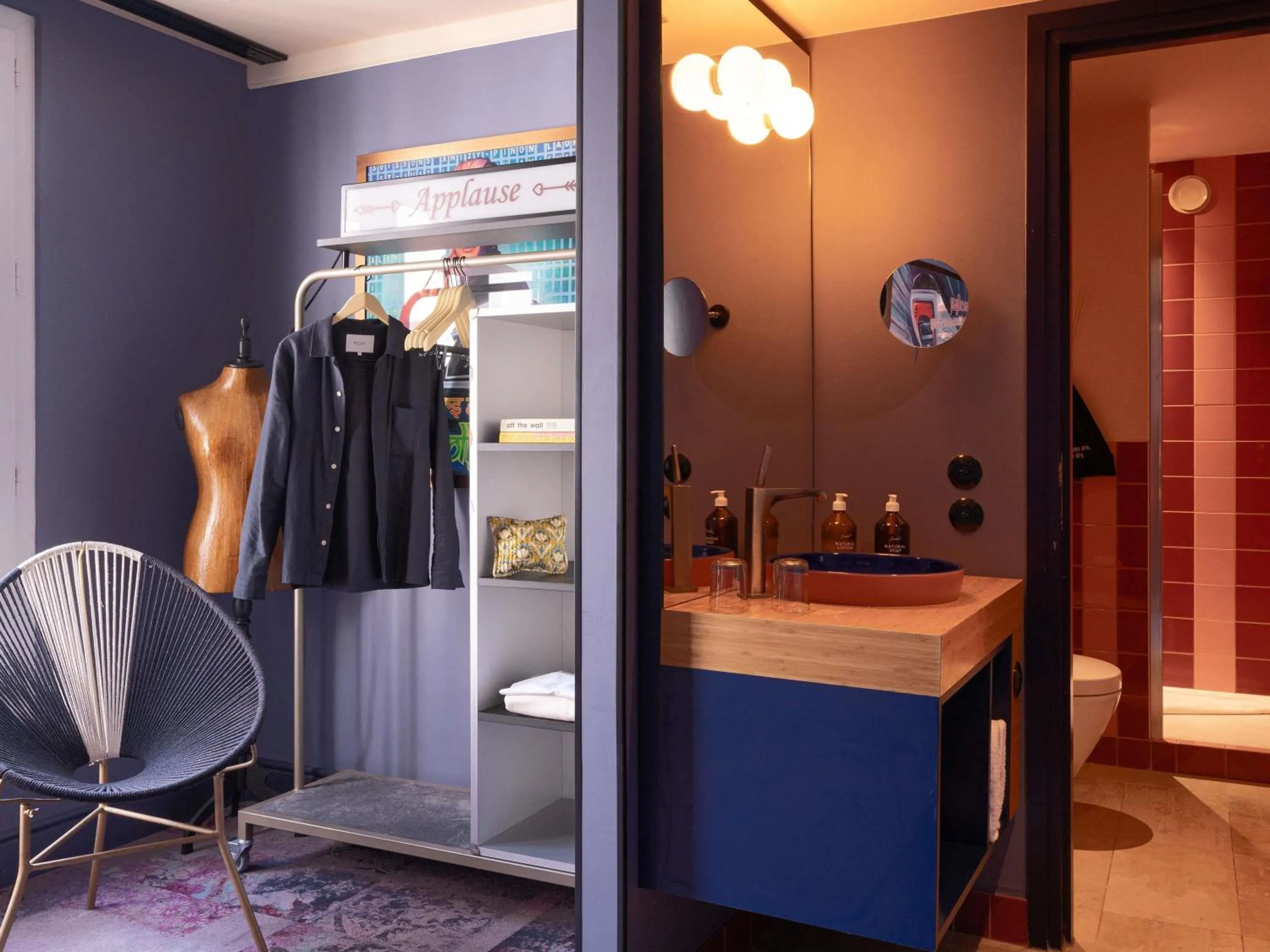 Bedroom in 25hours Hotel Terminus Nord