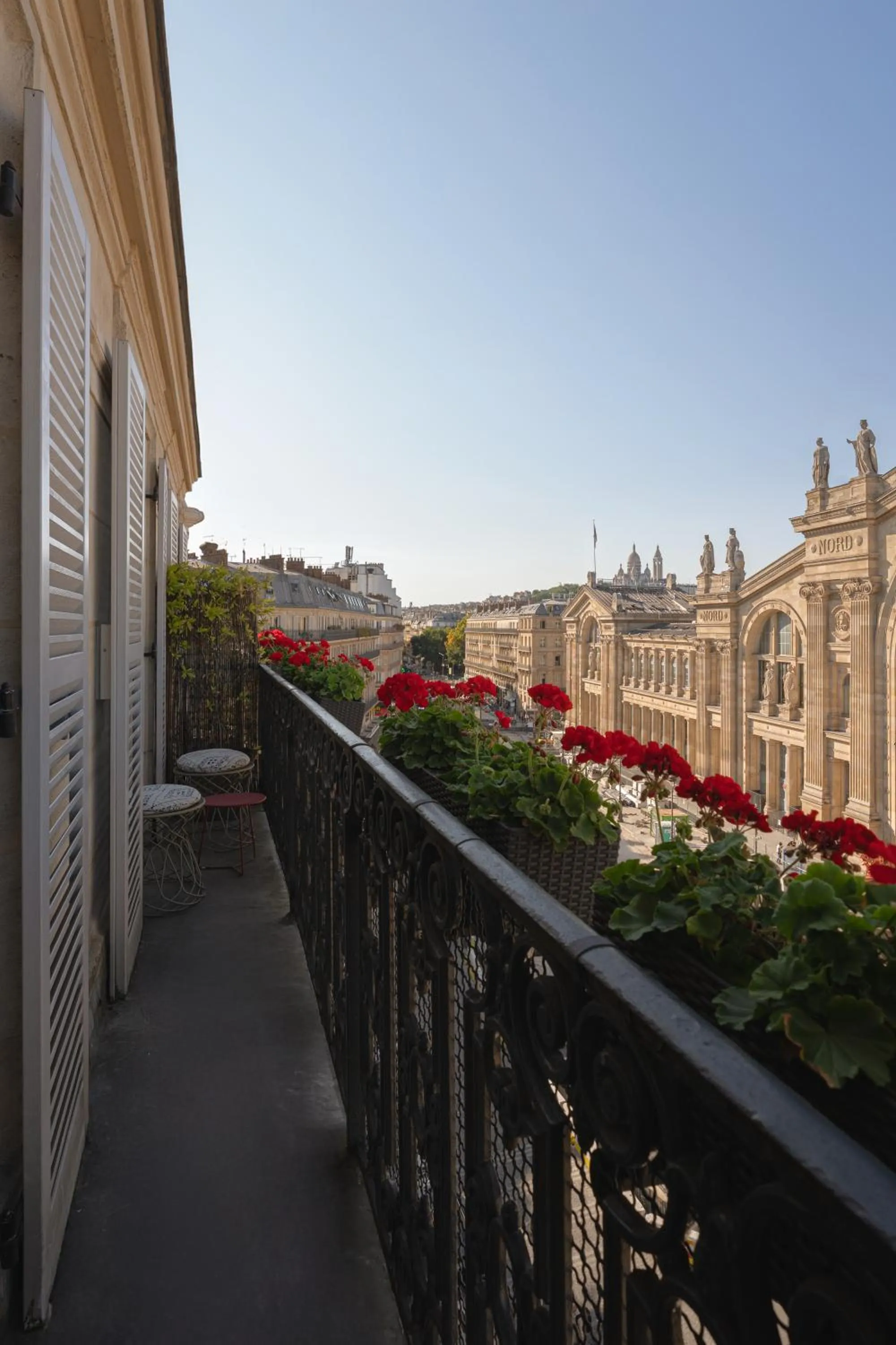 Balcony/Terrace in 25hours Hotel Terminus Nord