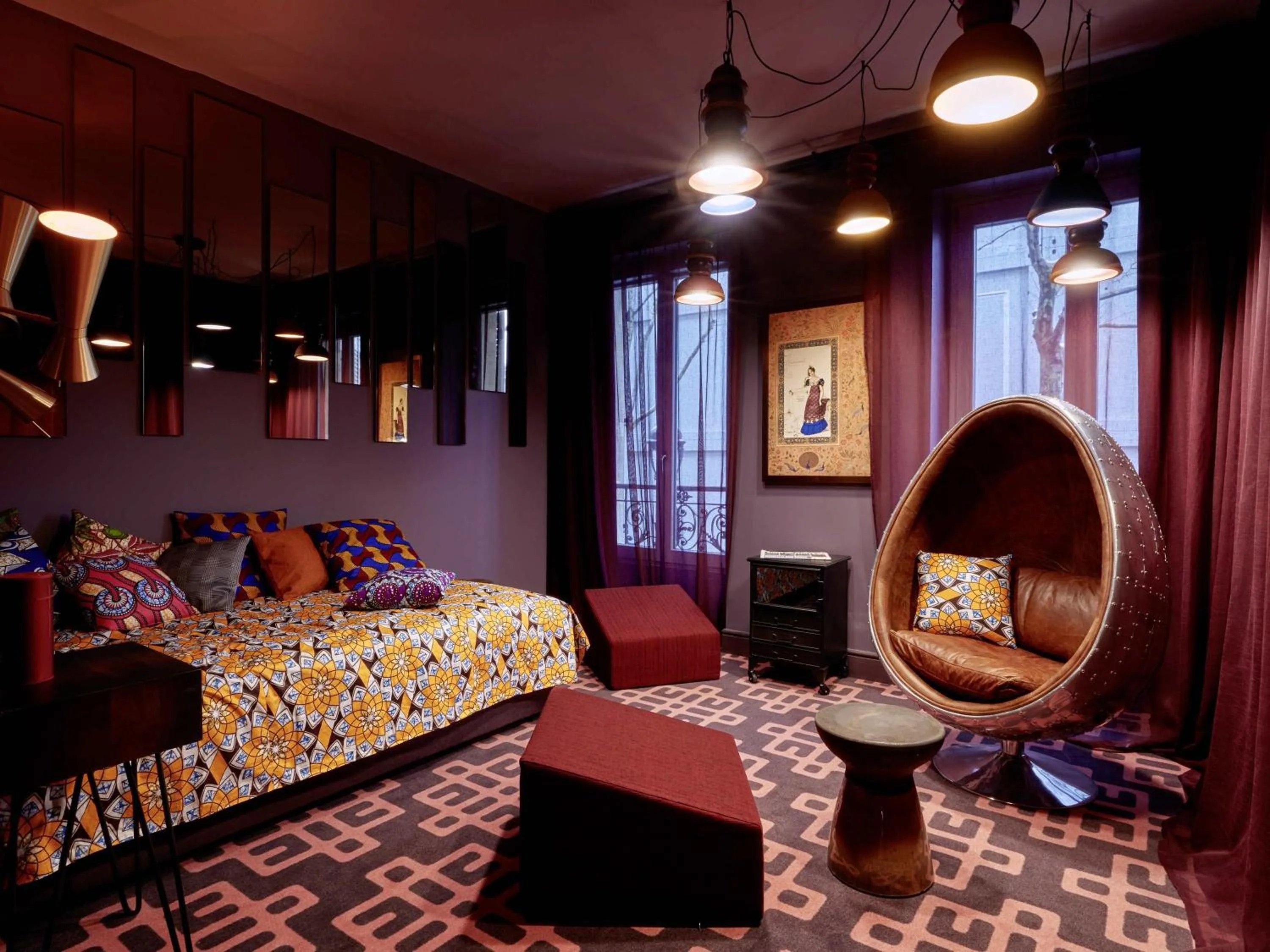 Meeting/conference room, Bed in 25hours Hotel Terminus Nord