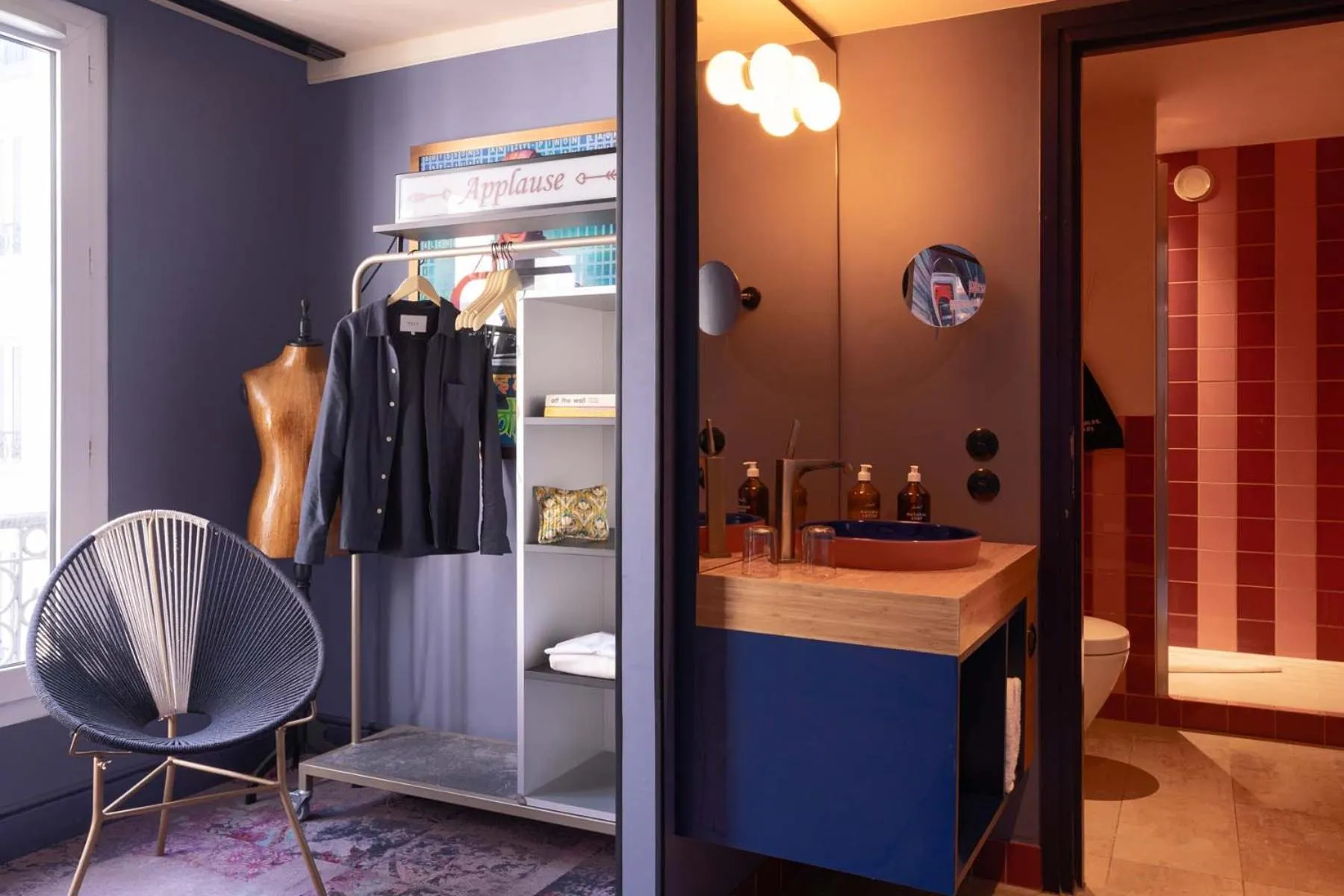 Bedroom in 25hours Hotel Terminus Nord