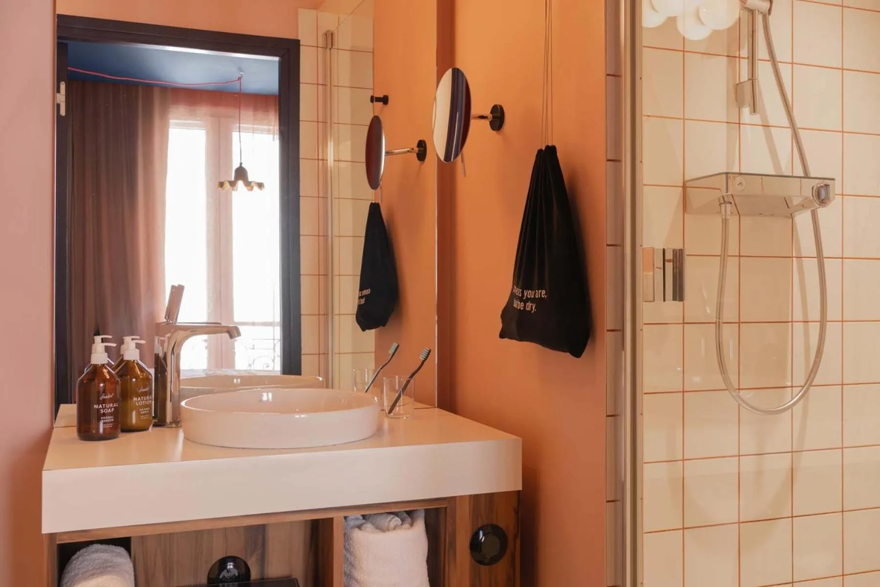 Bathroom in 25hours Hotel Terminus Nord