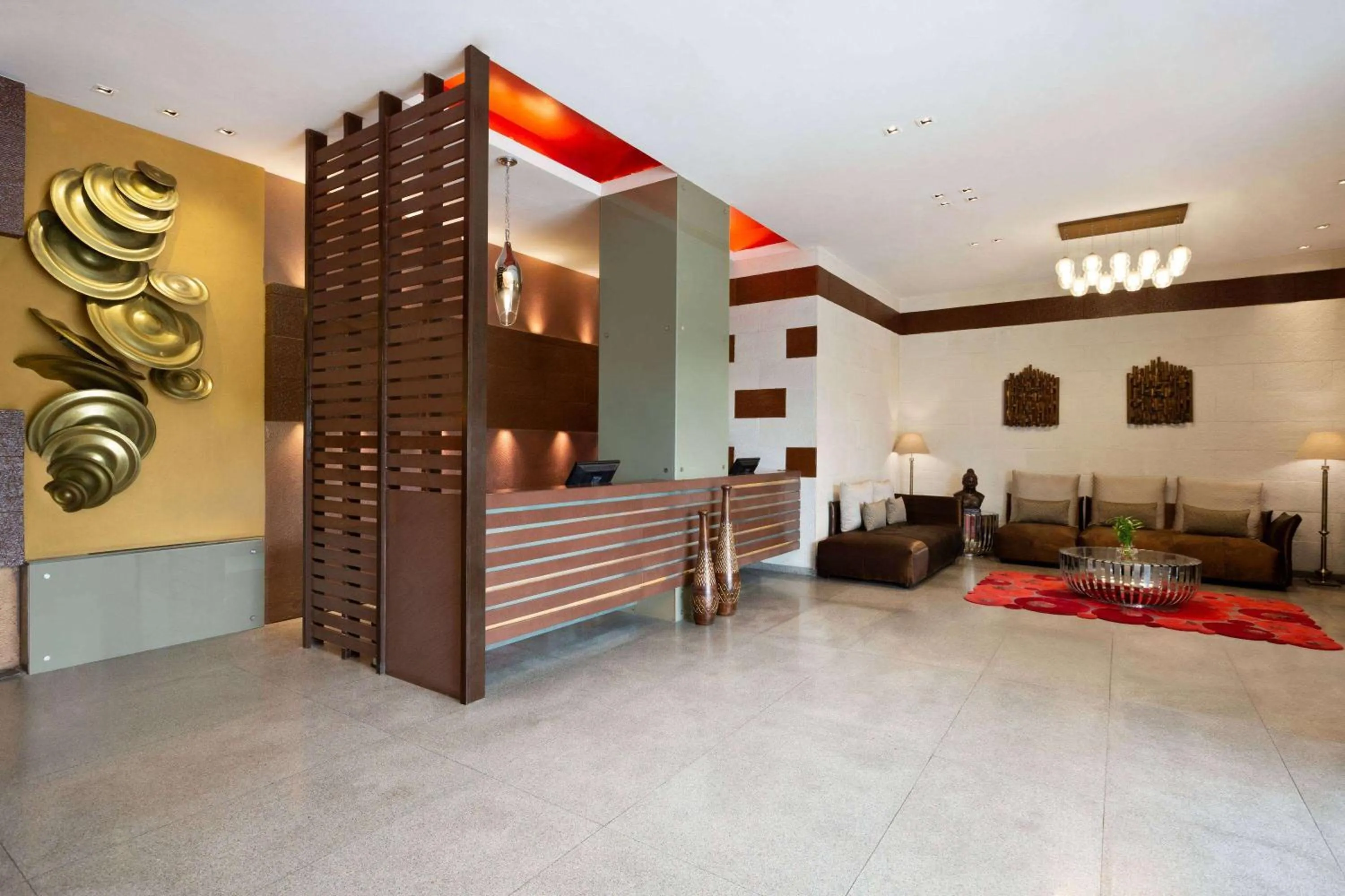 Lobby or reception in Ramada Ajmer