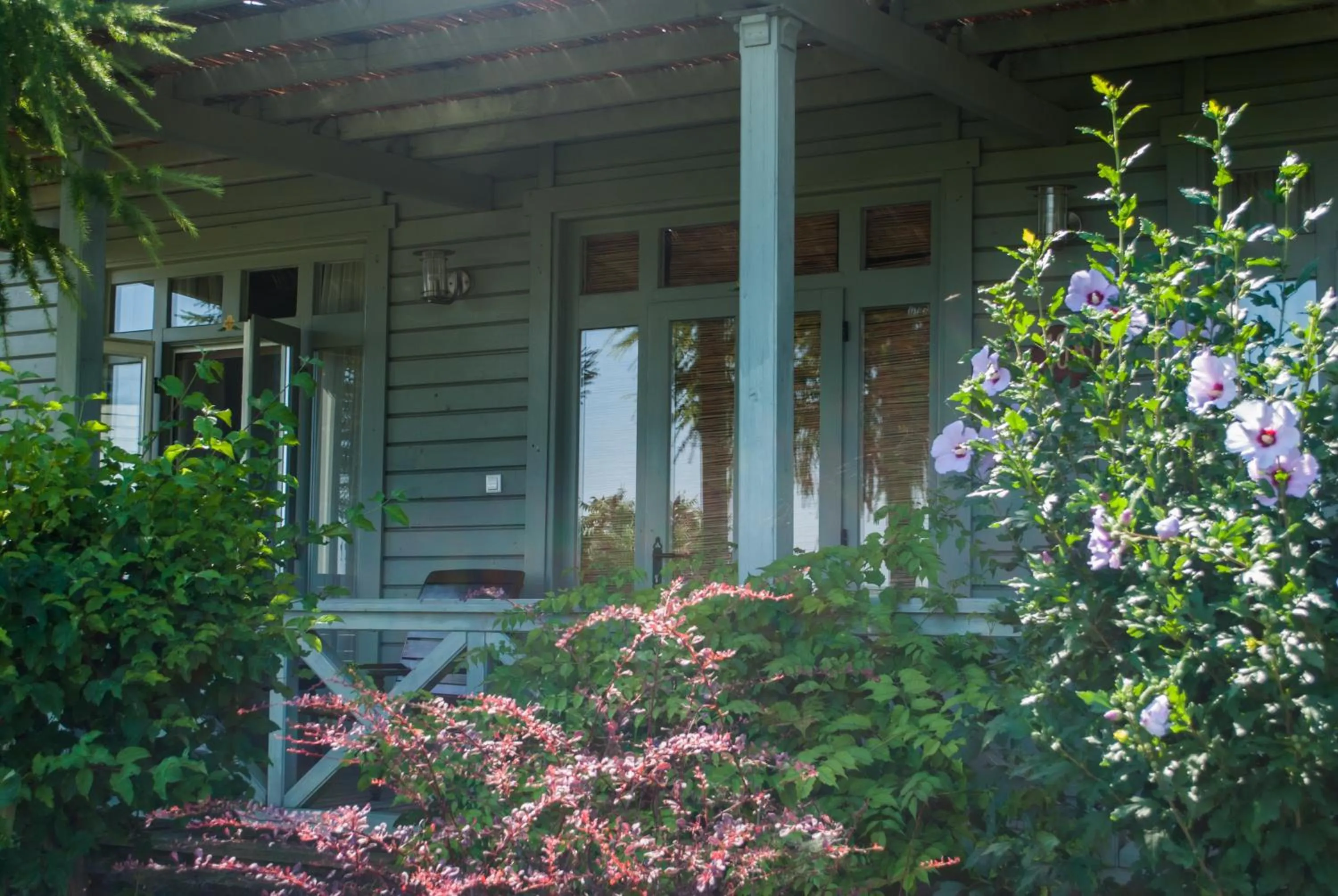 Patio in Delta Resort Treetop by Eight Continents