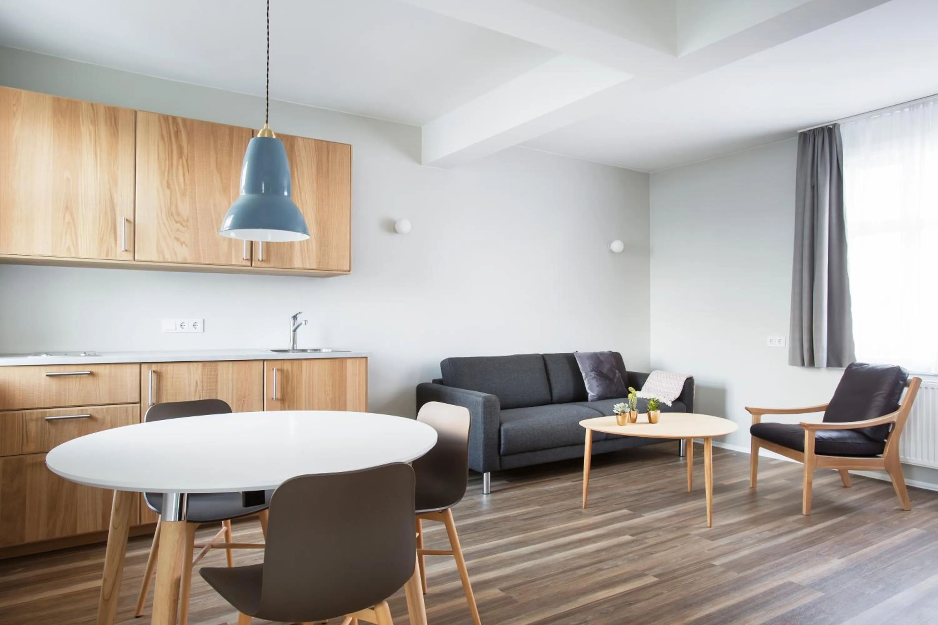 Living room in Ódinsvé Hotel Apartments