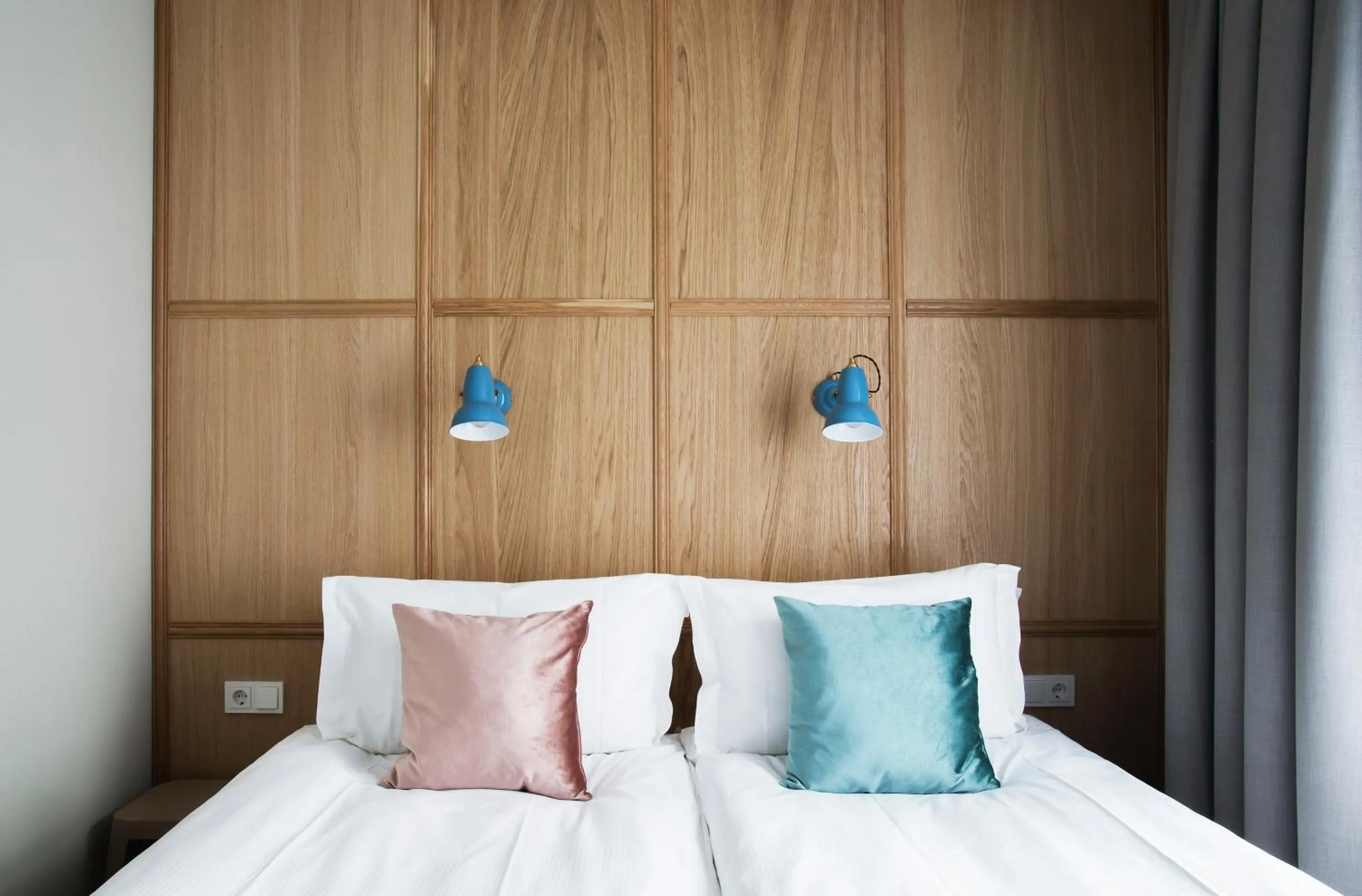 Bed in Ódinsvé Hotel Apartments