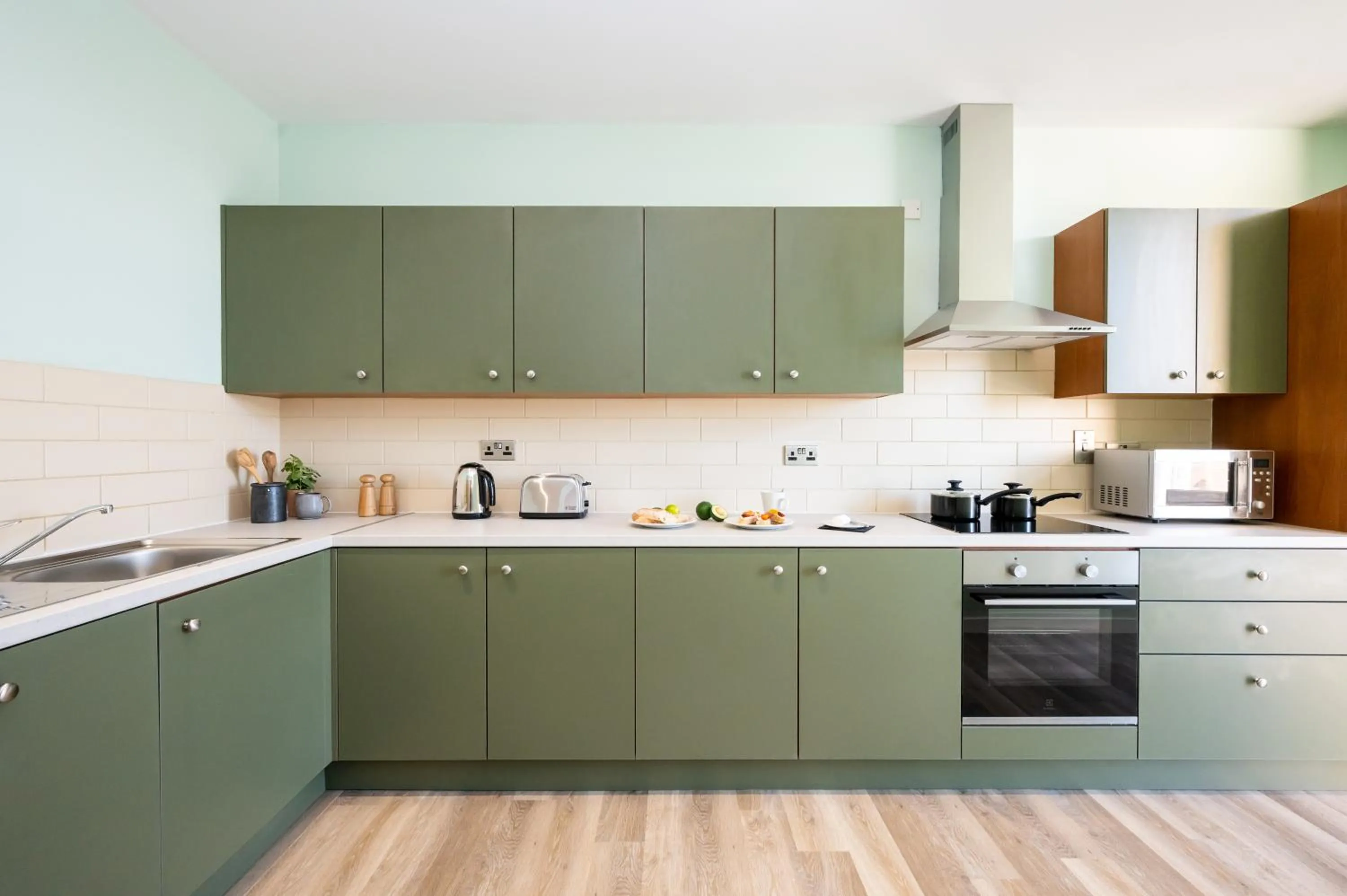 Kitchen or kitchenette in Staycity Aparthotels Dublin Augustine