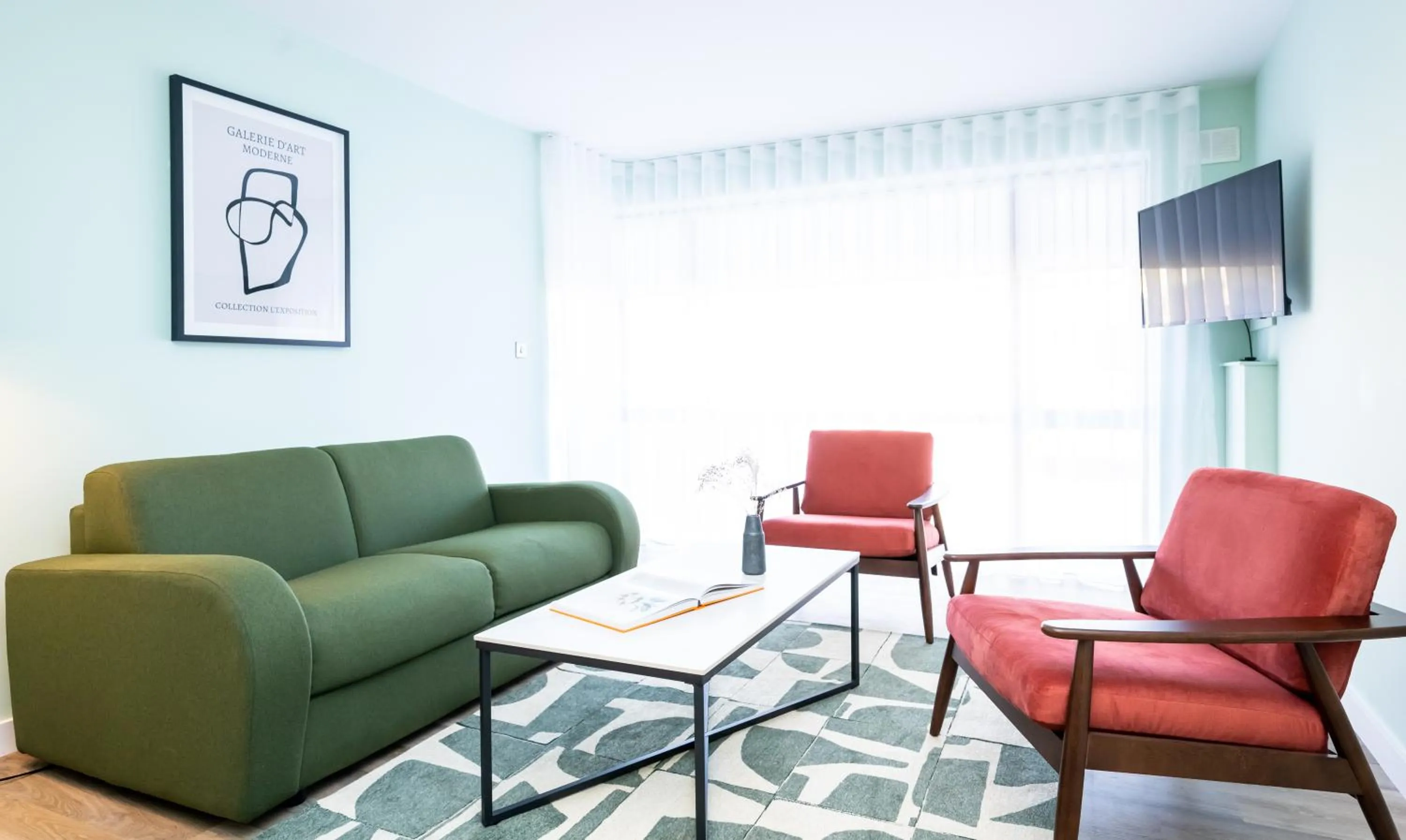 Living room in Staycity Aparthotels Dublin Augustine