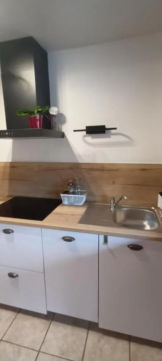 Kitchen or kitchenette in Chambres d'Hôtes Arnold