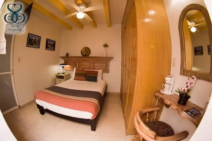 Bed in Hotel Tres Sofias