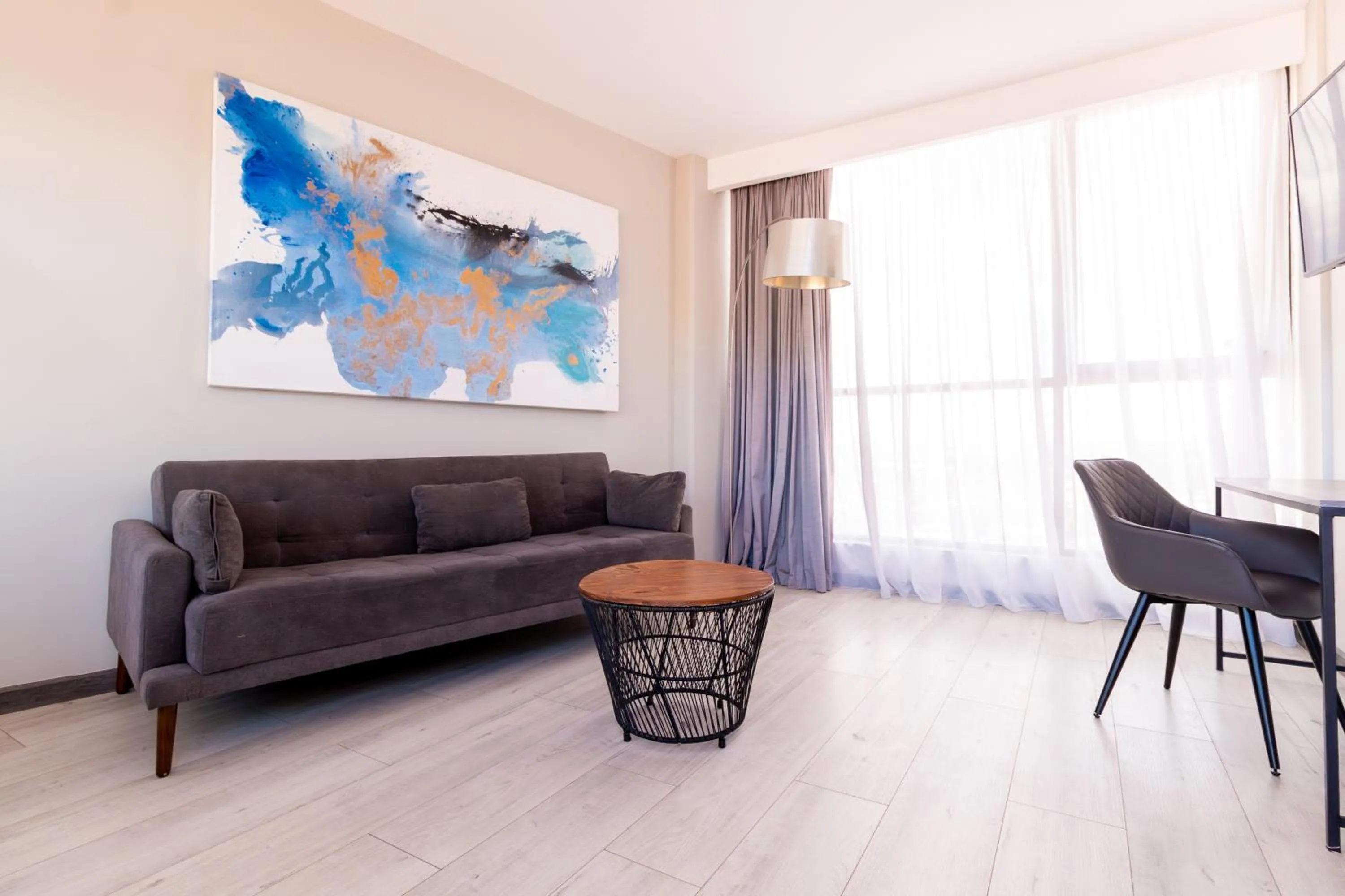 Seating area in Arkana Puebla by Grupo Amber