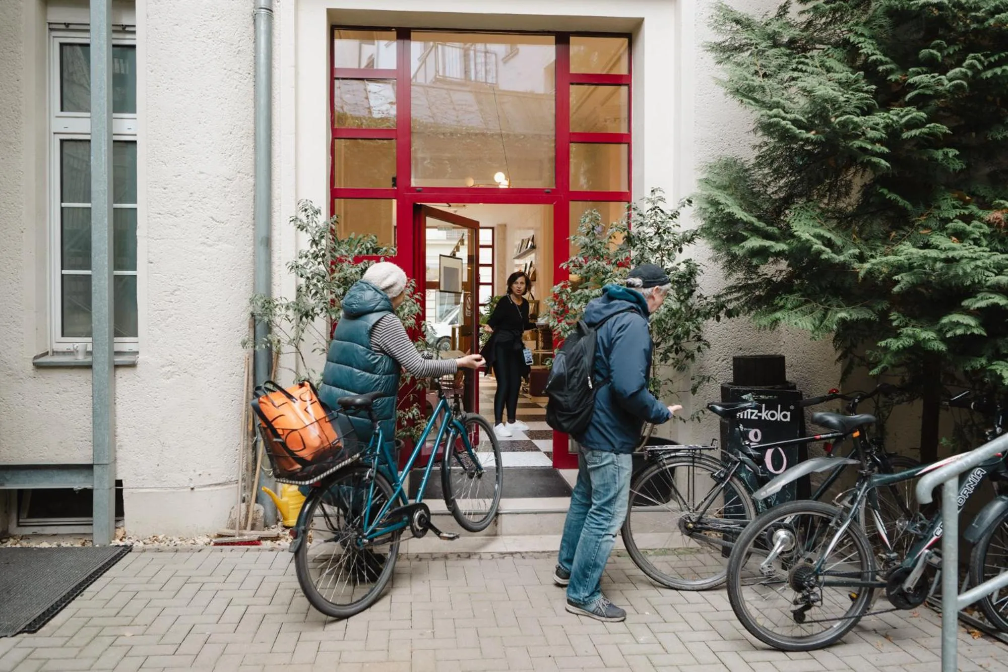 Facade/entrance in Wombat's City Hostel Leipzig