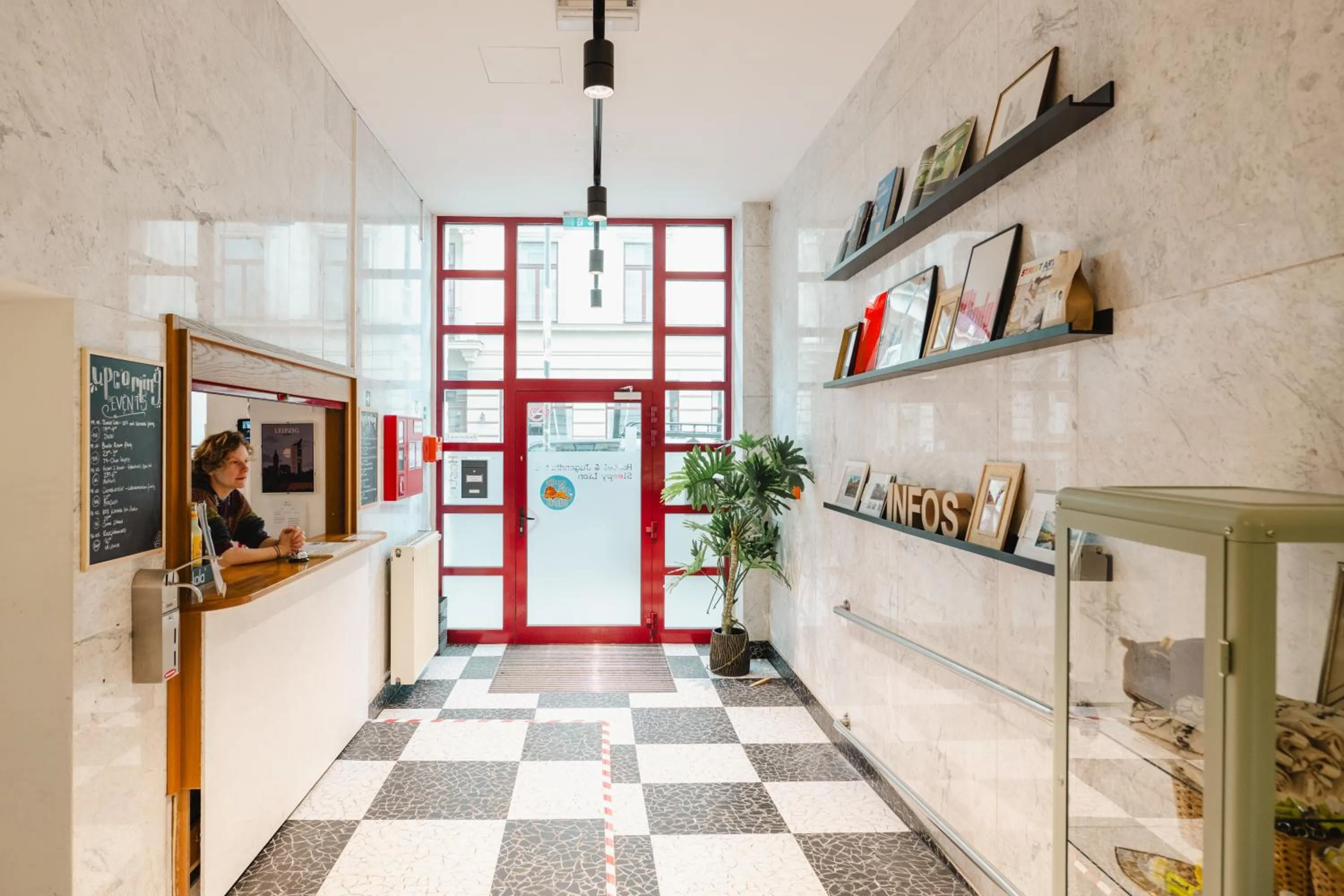 Lobby or reception in Wombat's City Hostel Leipzig