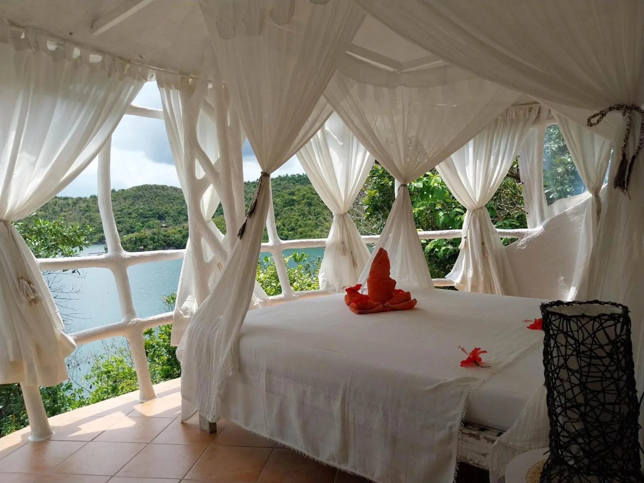 Sea view, Bed in AL FARO Cosmio Hotel Palawan