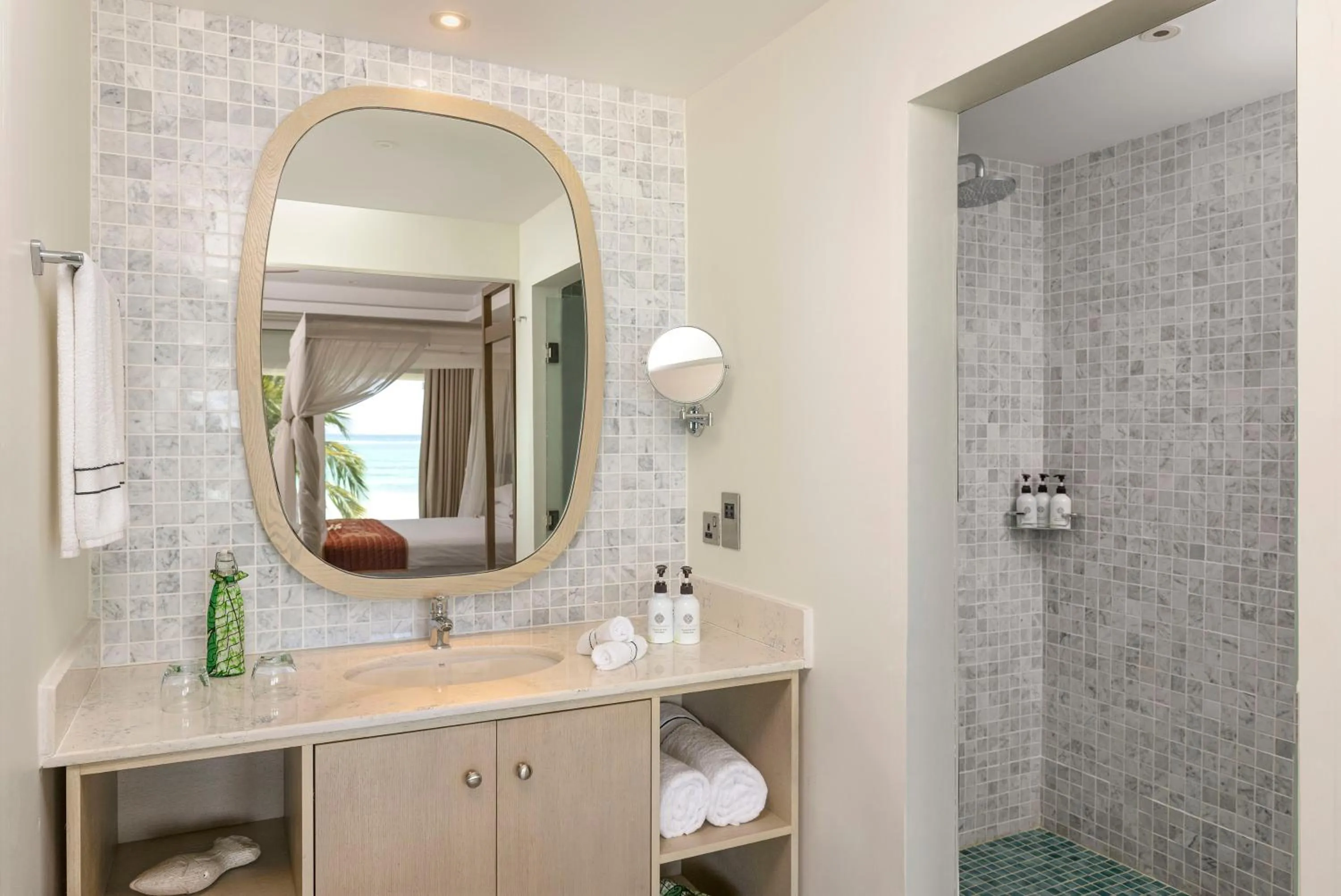 Shower in Melia Zanzibar