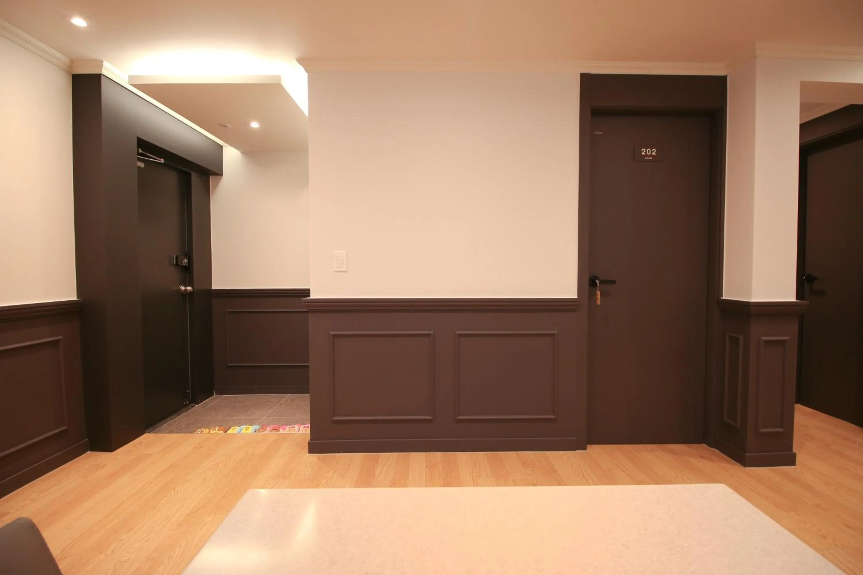 Communal lounge/ TV room in Heima Guesthouse Hongdae