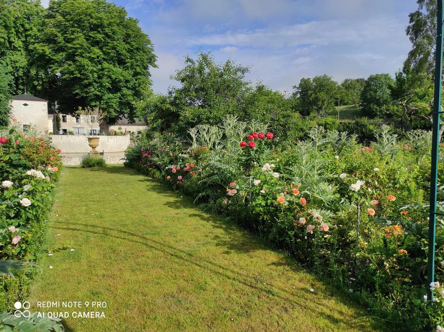 Garden view in Les Douves