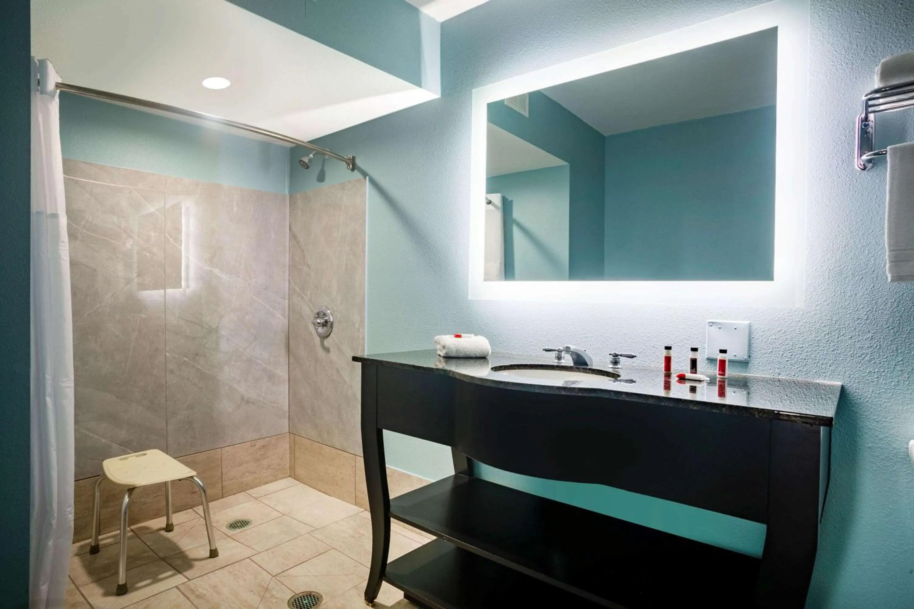 Shower in Super 8 by Wyndham Mobile I-65