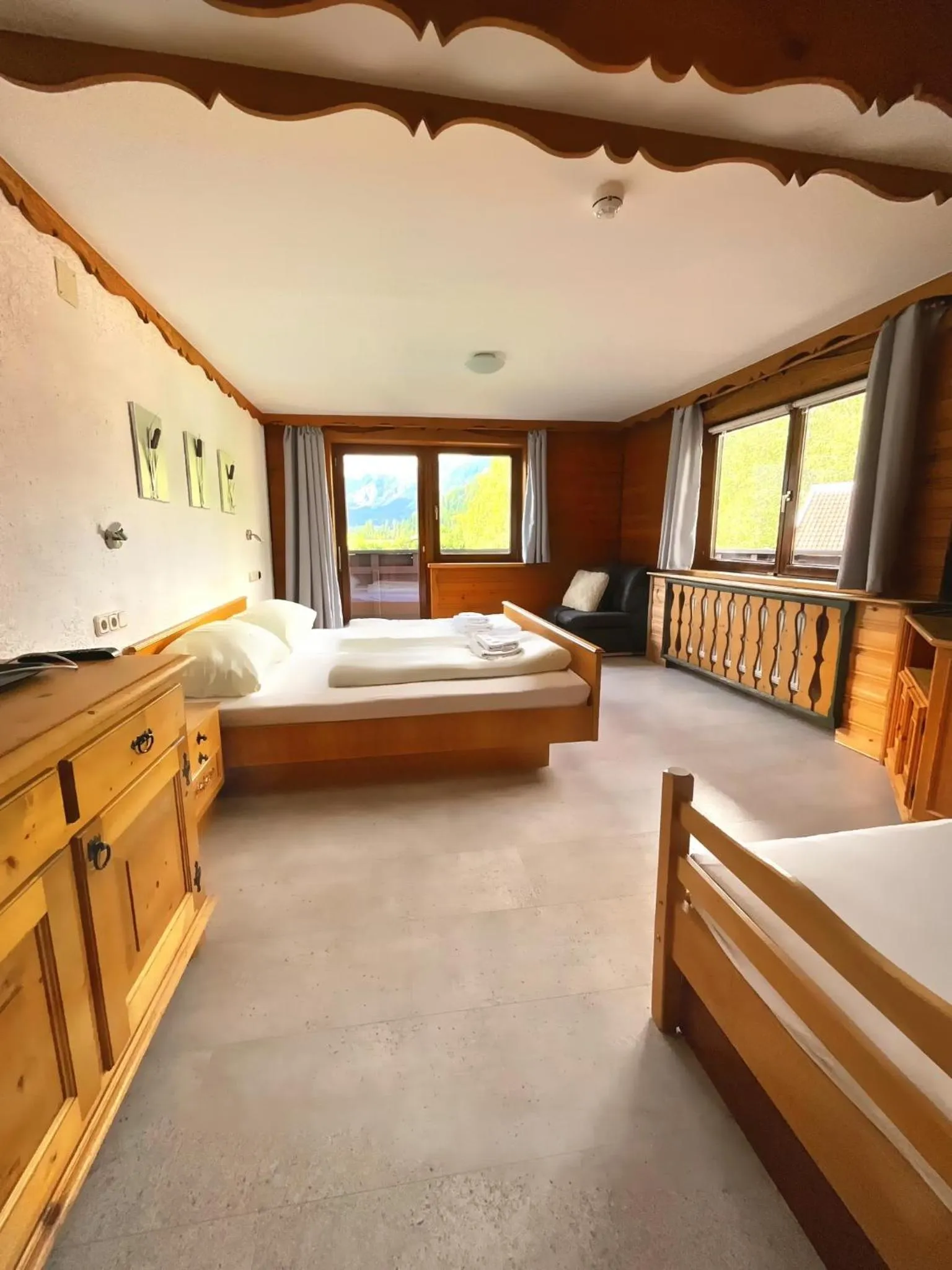 Bed in Hotel Wildrose