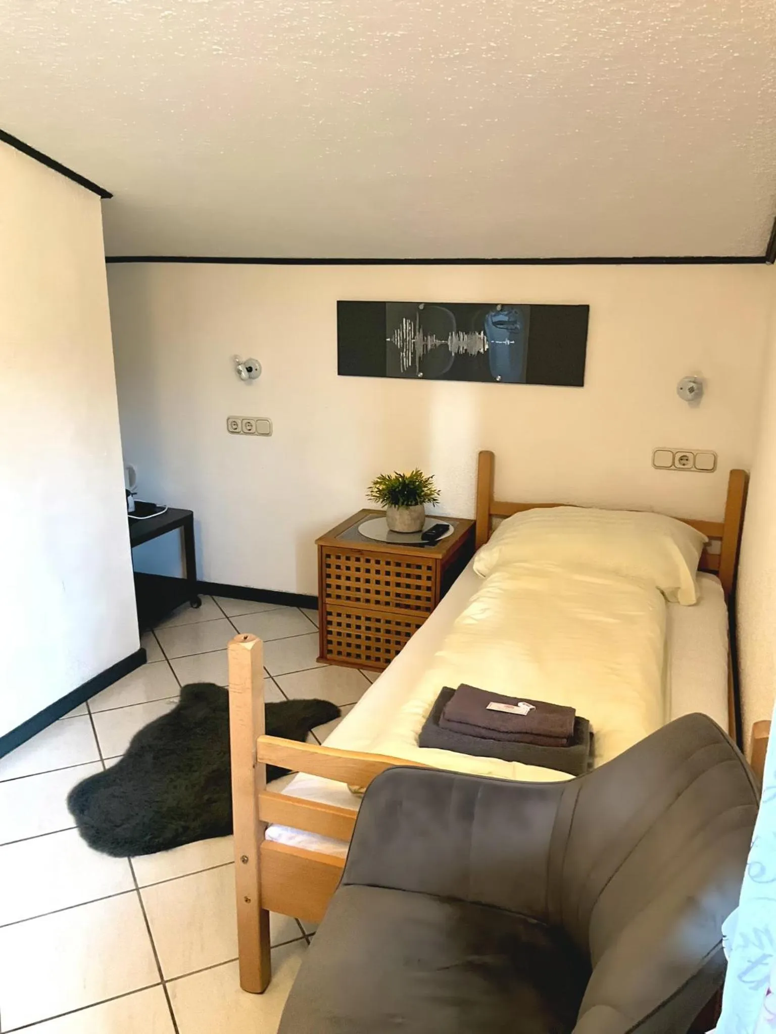 Bed in Hotel Wildrose