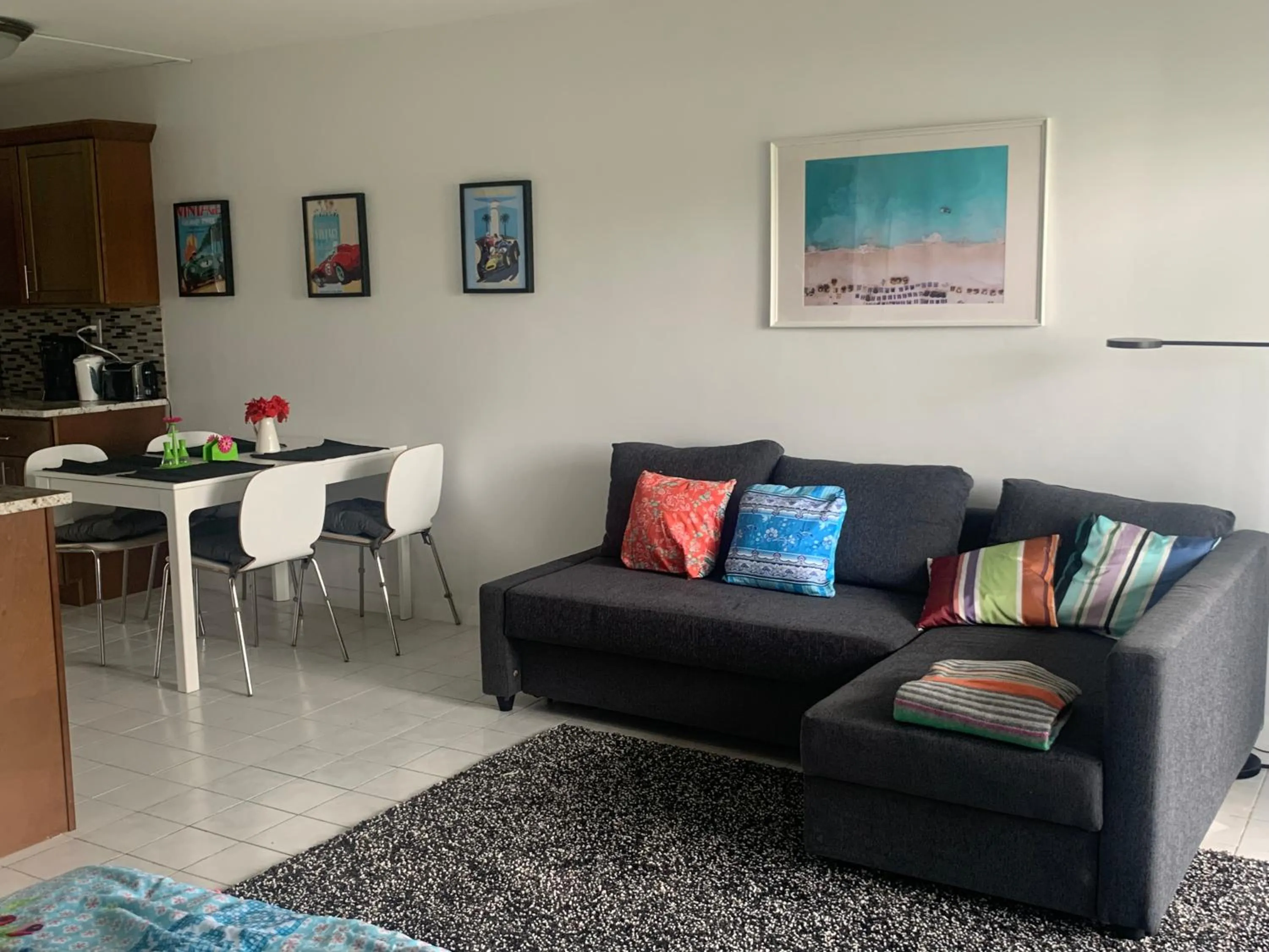 Living room in Obera Beach #105