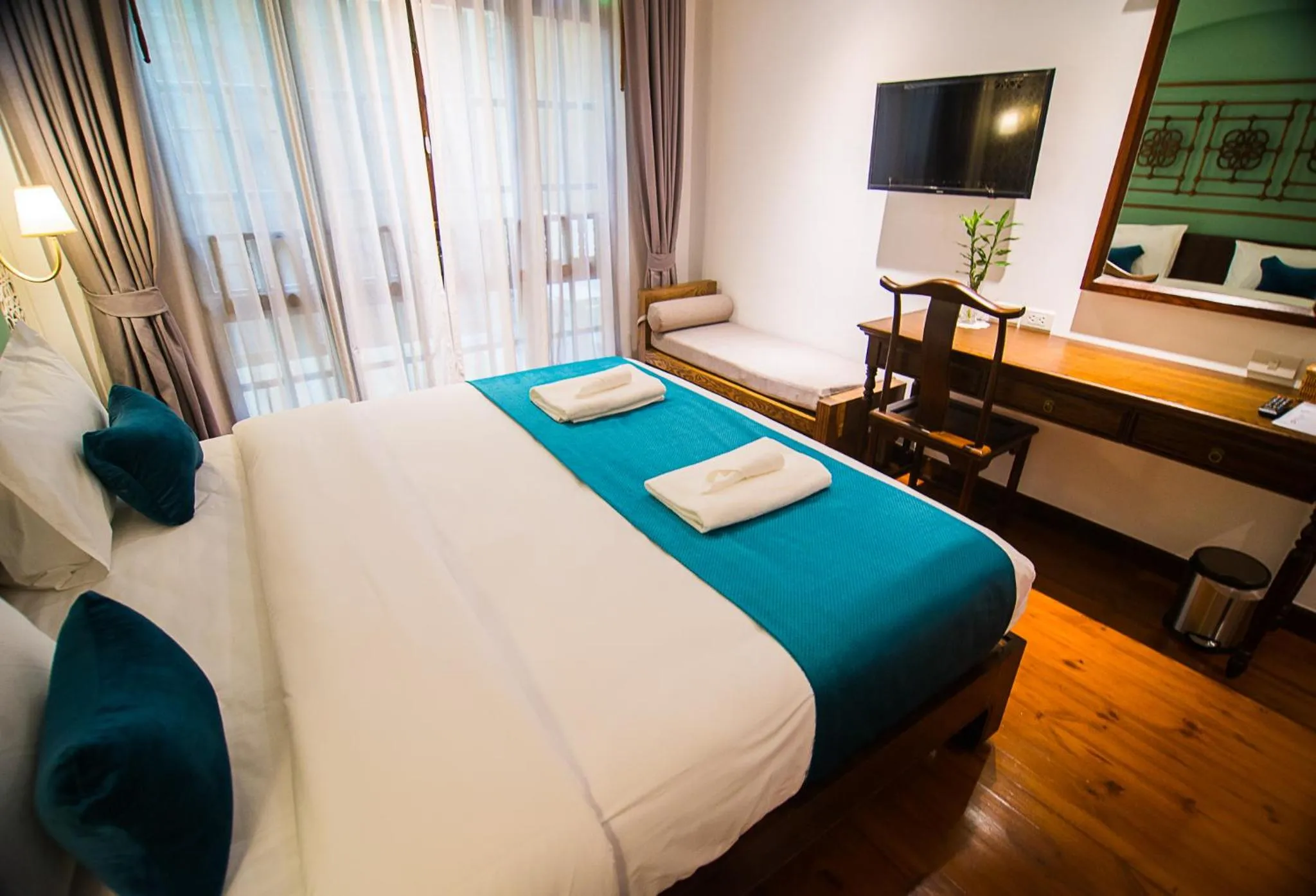 Bed in WOO Gallery & Boutique hotel