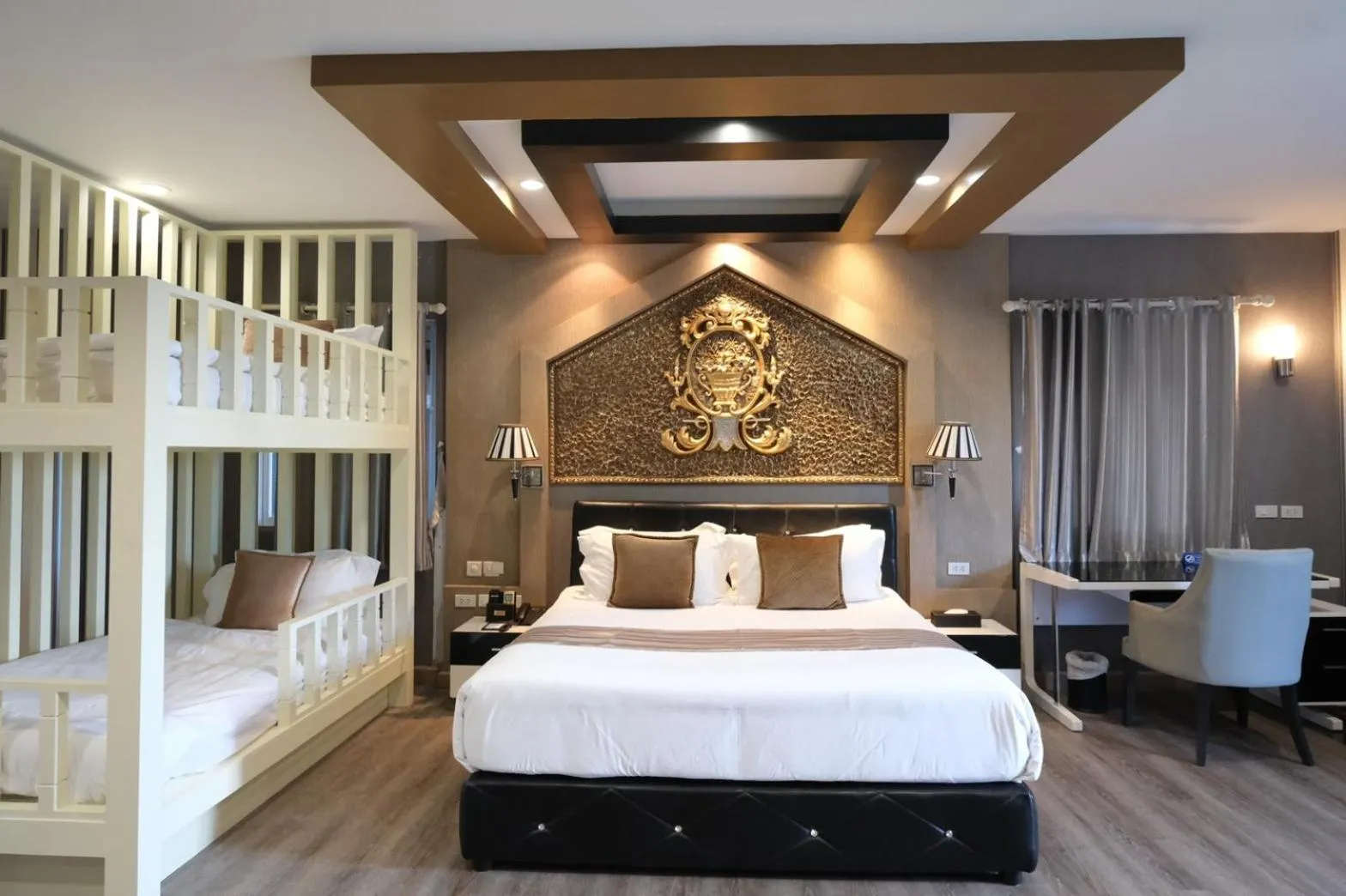 Bedroom, Bed in KTK Pattaya Hotel & Residence