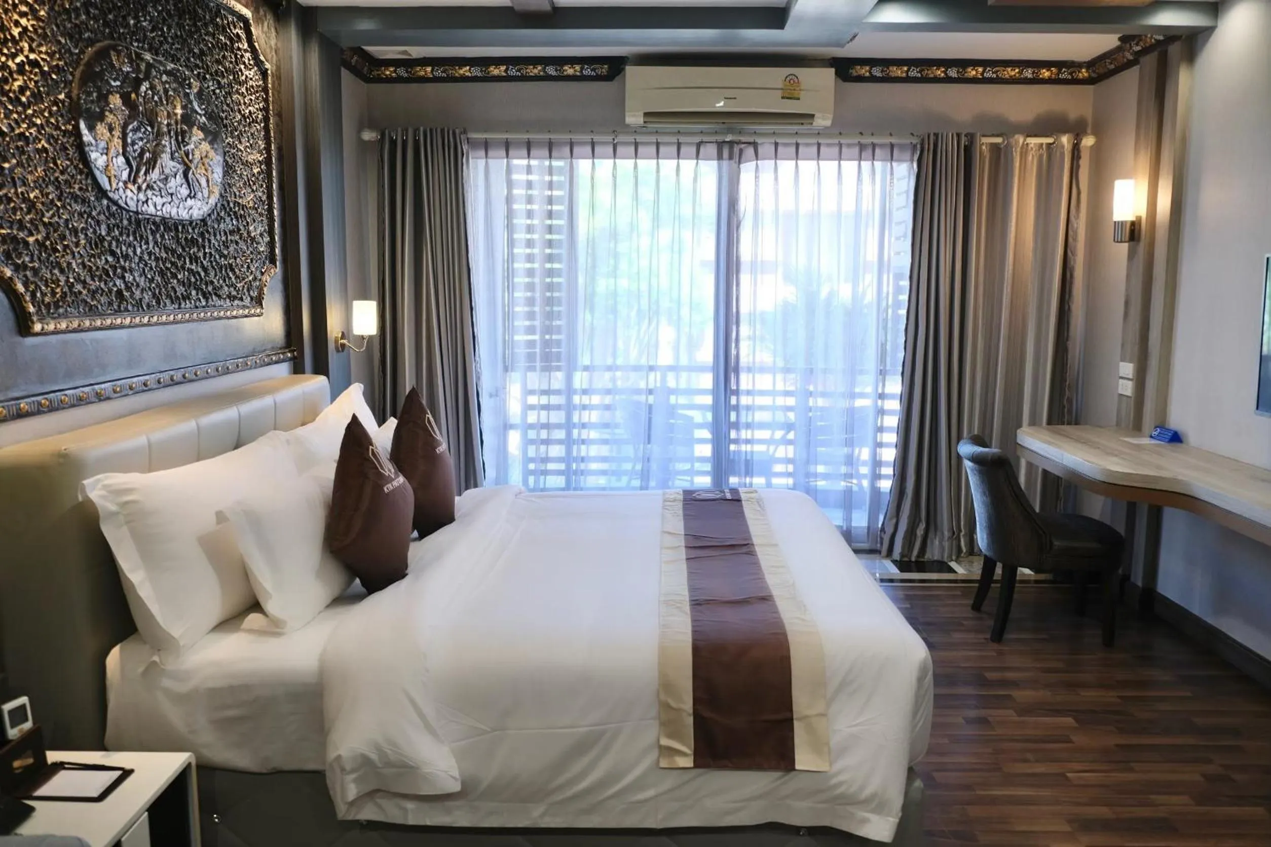 Bedroom, Bed in KTK Pattaya Hotel & Residence