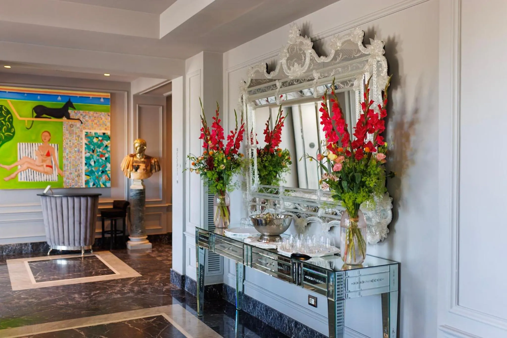 Lobby or reception in Boscolo Lyon Hotel & Spa