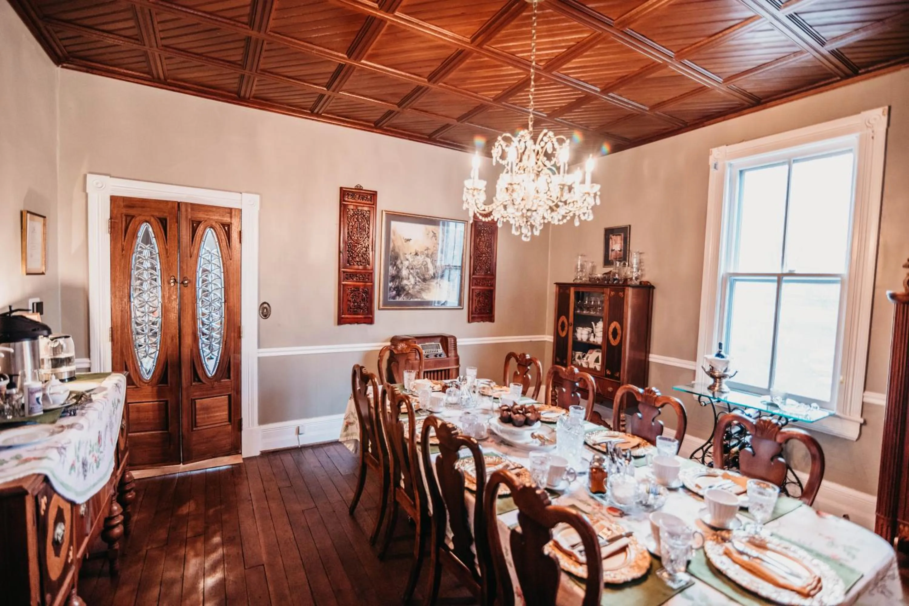 Dining area in The Claiborne Bed and Breakfast