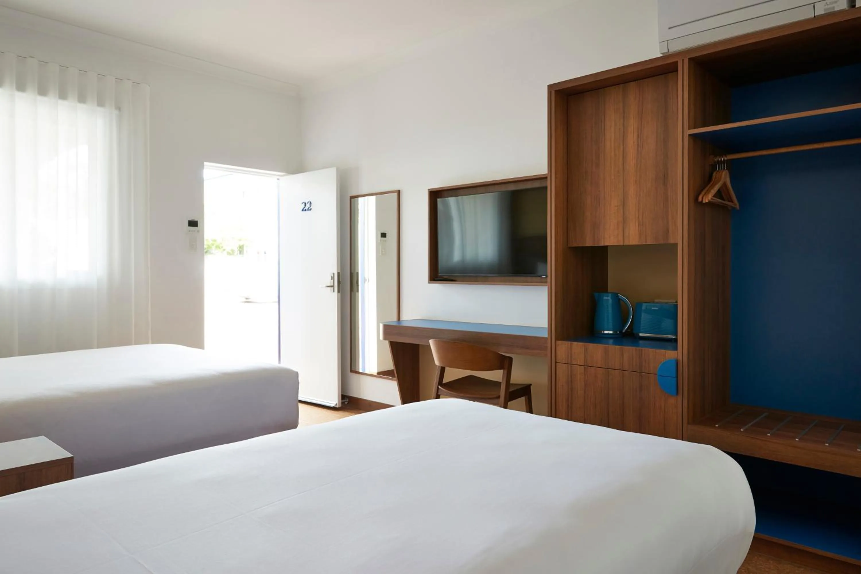 Bed in The Sails Motel Brunswick Heads