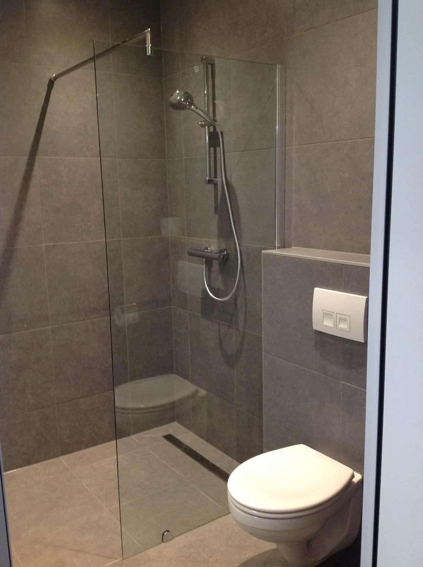 Shower in B&B De Veluwe Hoeve