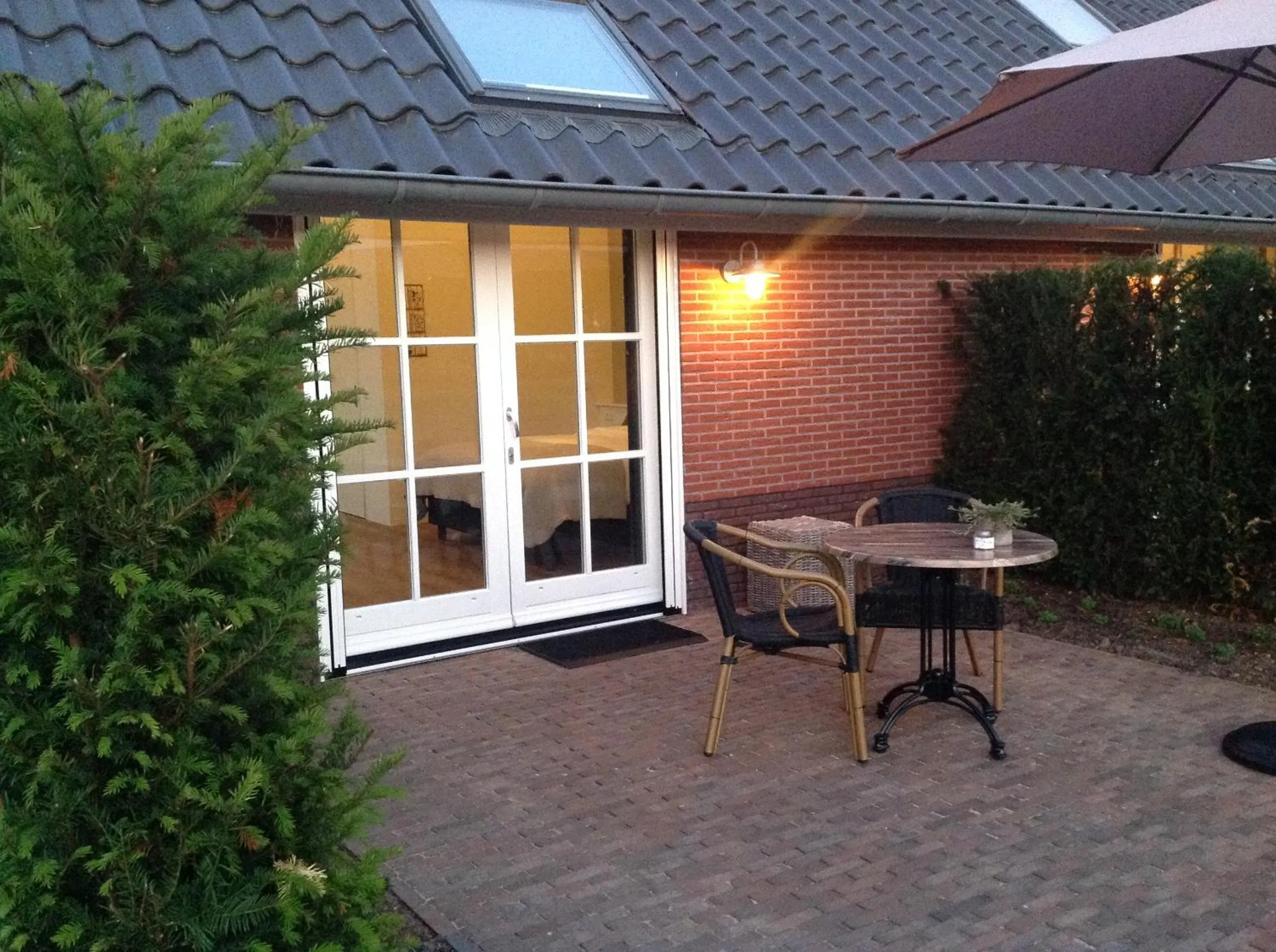 Balcony/Terrace in B&B De Veluwe Hoeve