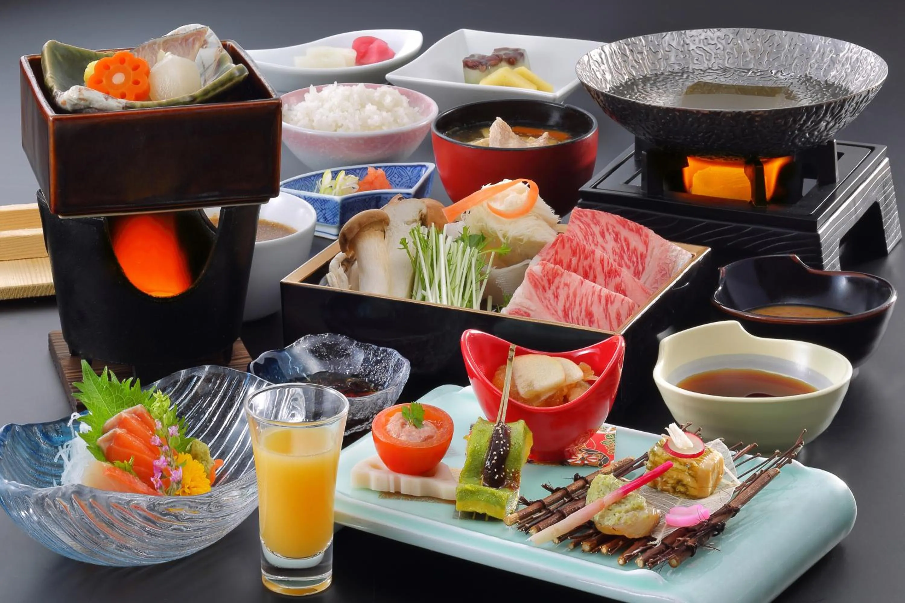 Food and drinks in Zao Kokusai Hotel