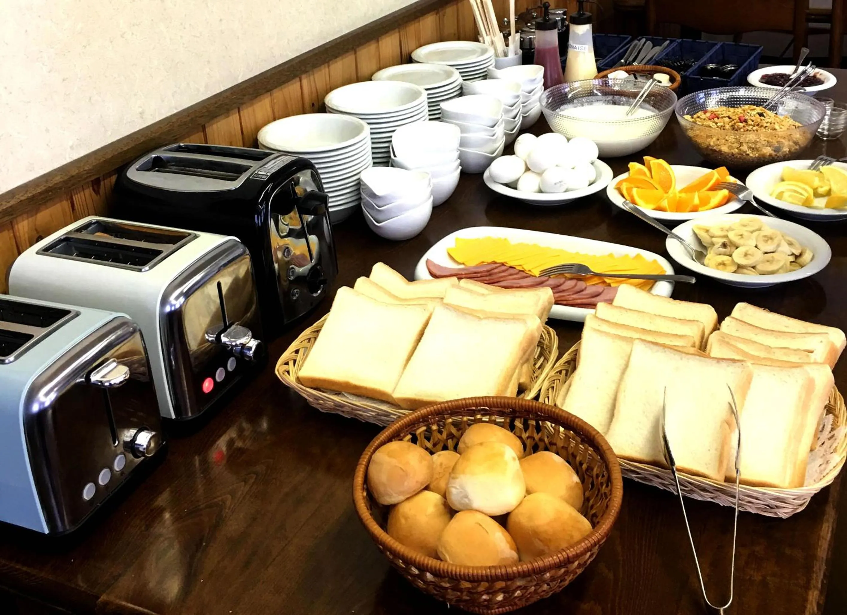 Breakfast in Rusutsu Lodges Pension Lilla Huset