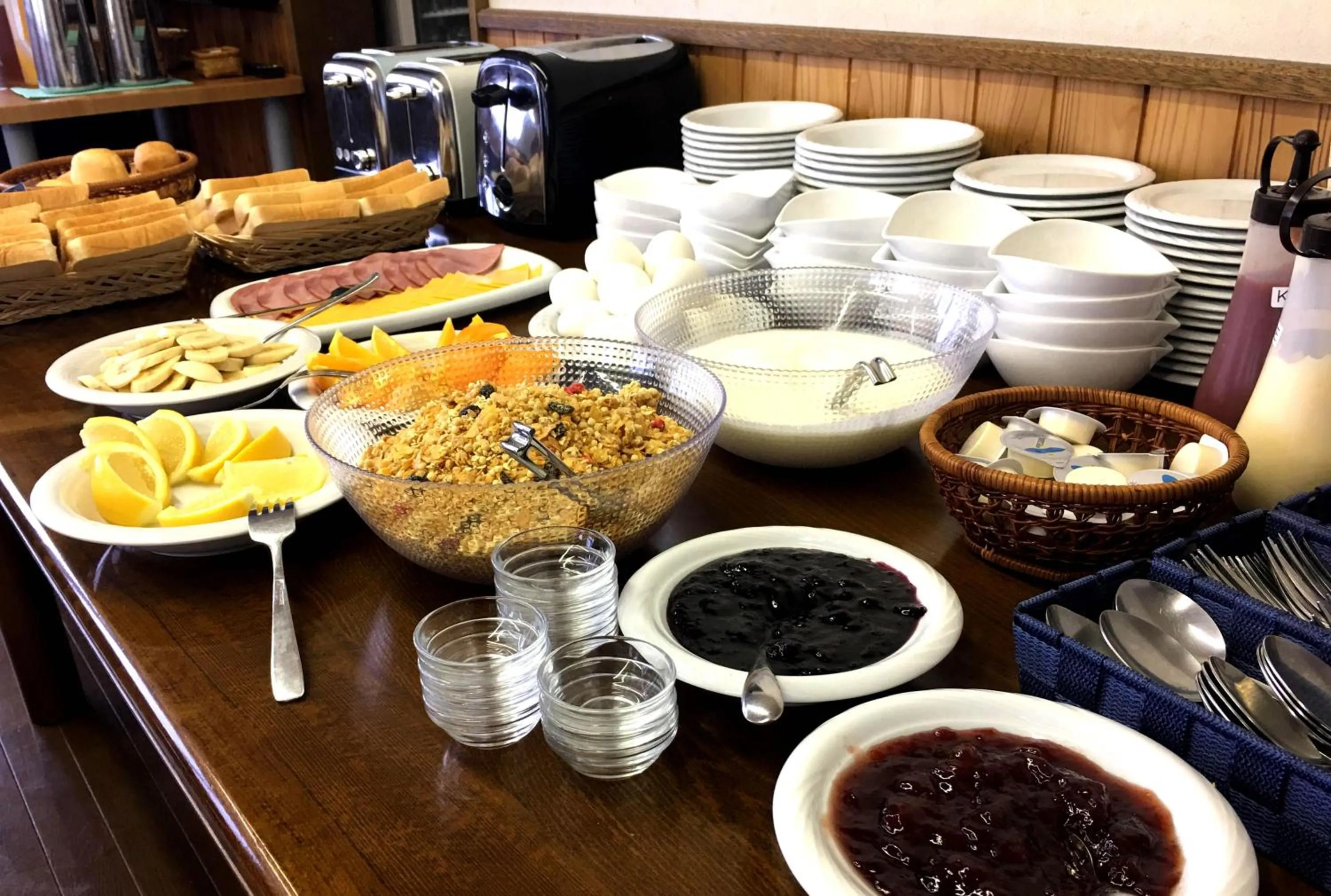 Breakfast in Rusutsu Lodges Pension Lilla Huset