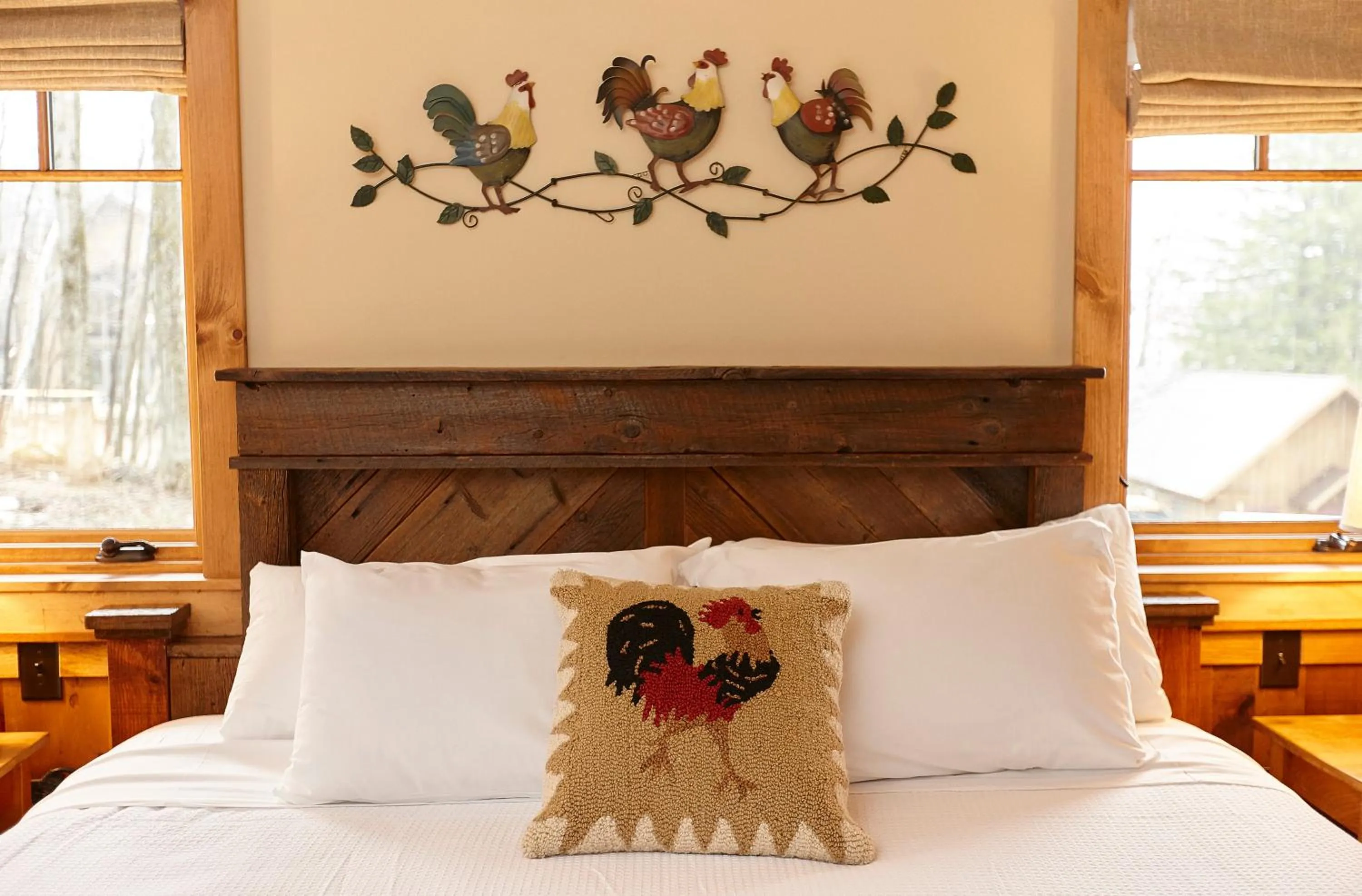 Bed in Seesaw's Lodge