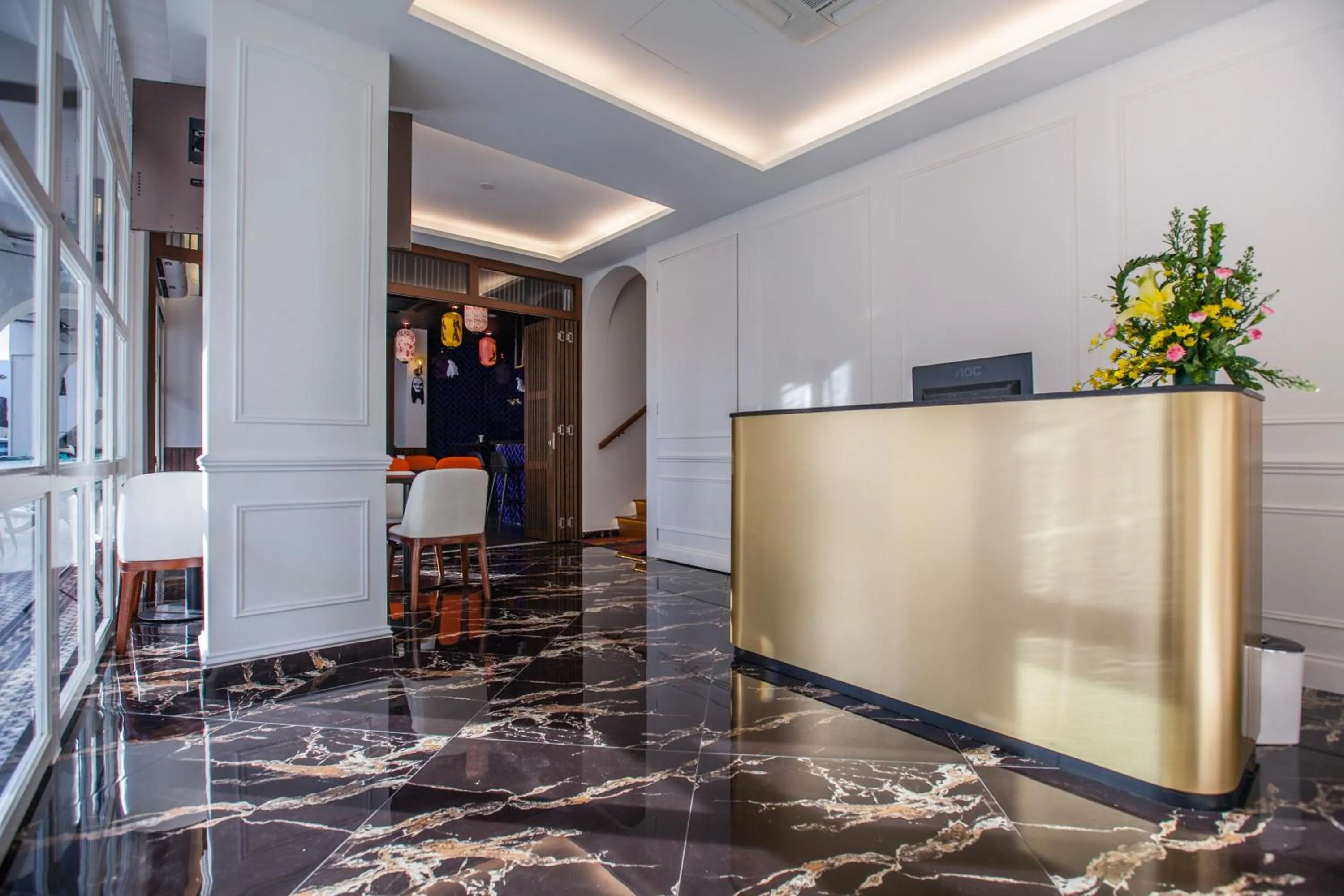 Facade/entrance in White Mansion Penang