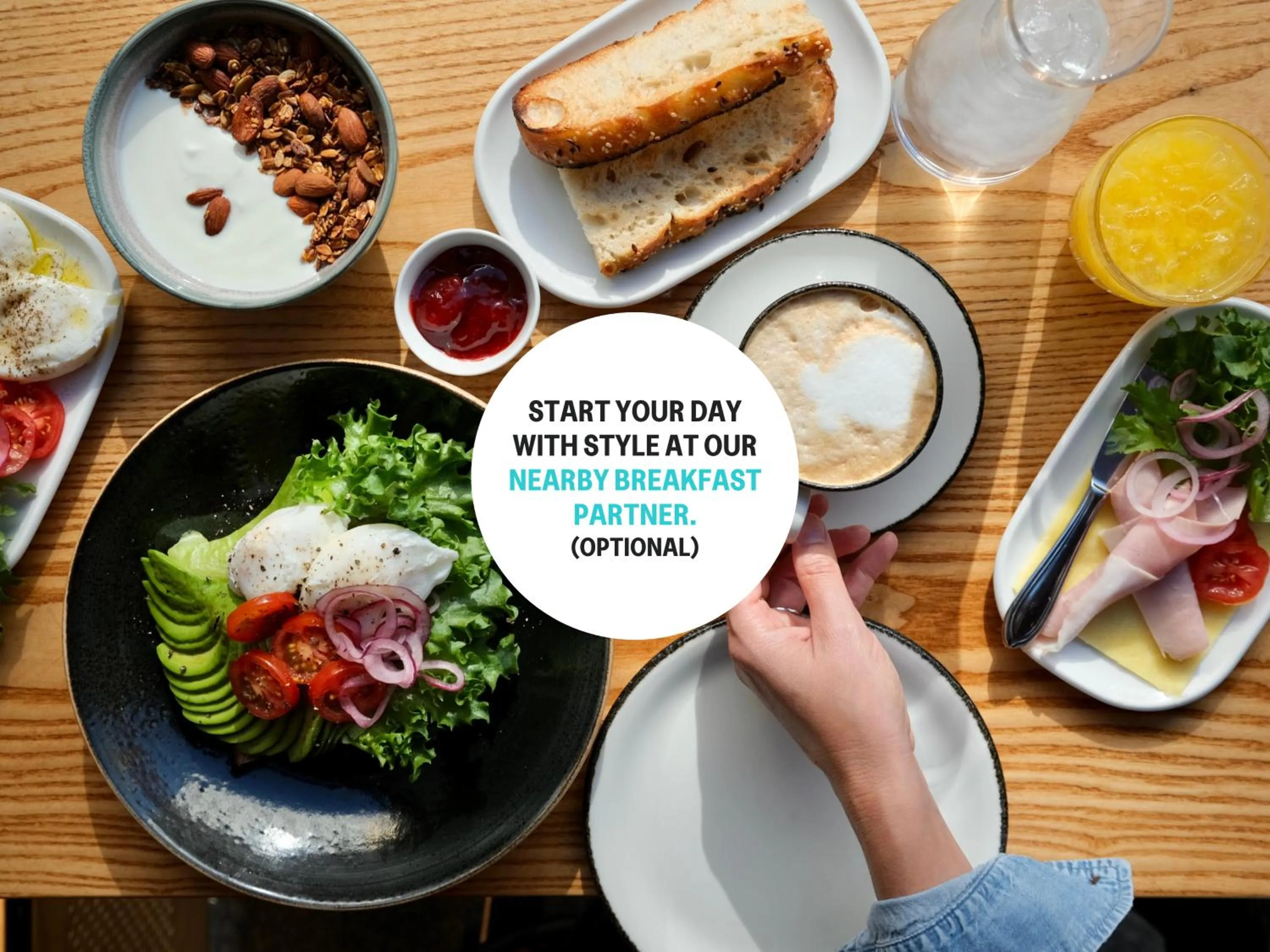 Food and drinks in Numa I Hallen Apartments